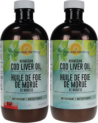 Miniatura 2 de NATURE'S HARMONY Aceite de hígado de Bacalao noruego Cereza (16.9 fl oz)