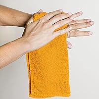 Vista 140 de Utopia Towels Juego de 60 paños de algodón – 100% algodón hilado en anillo, paños de franela de alta calidad, altamente absorbentes y suaves al Beige