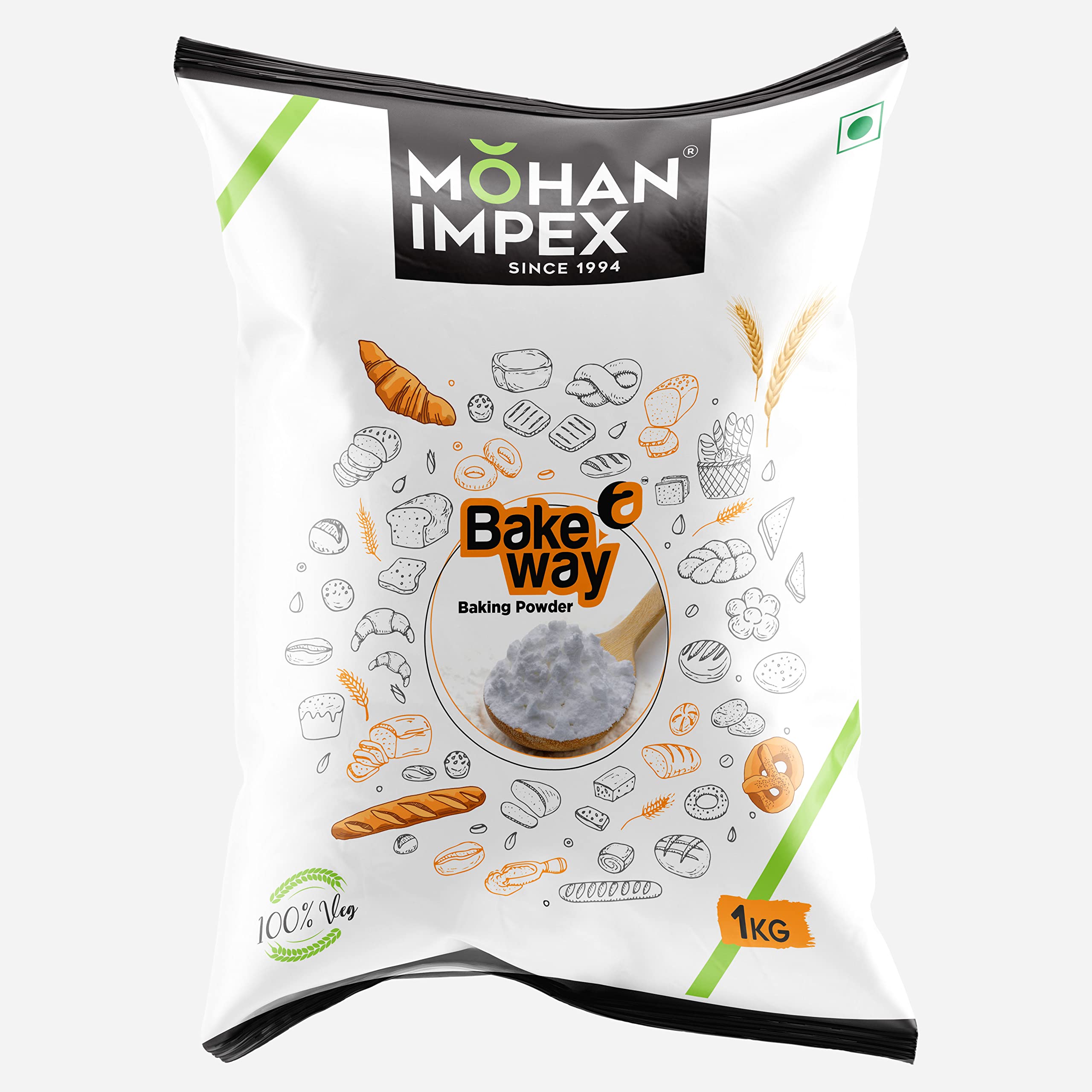 See full amazon price history chart for MOHAN IMPEX Baking Powder, 1 Kg (Pack of 1) | Baking Powder for Baking Cake, Breads, Pizza, Muffins, Dhokla, Idlis, Naans MOHAN IMPEX Baking Powder, 1 Kg (Pack of 1) | Baking Powder for Baking Cake, Breads, Pizza, Muffins, Dhokla, Idlis, Naans (B0B84X41C4) Amazon Price History, Amazon Price Tracker