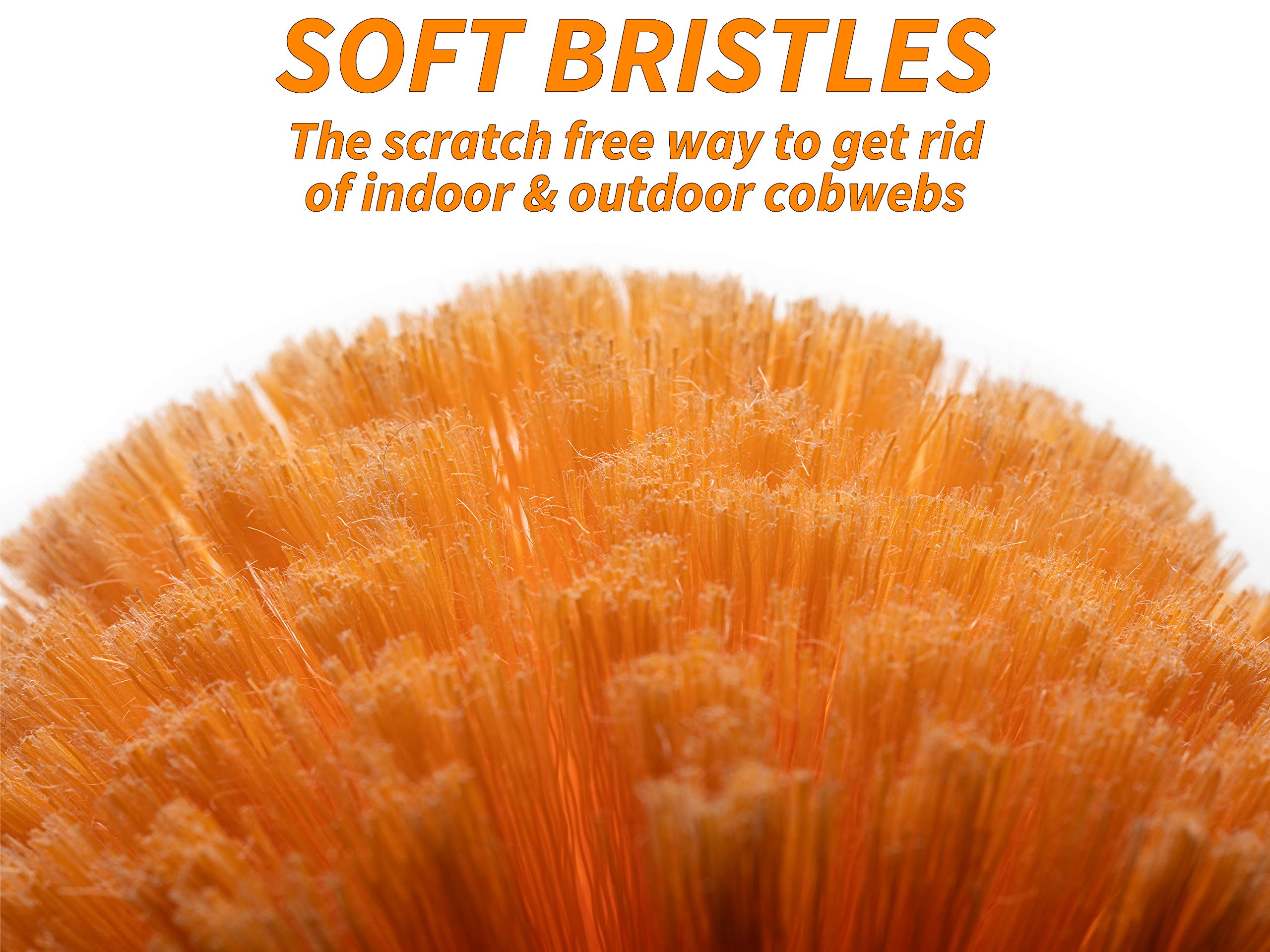 Cobweb Duster Head Brush // Spider  Brush for Outdoor & Indoor 