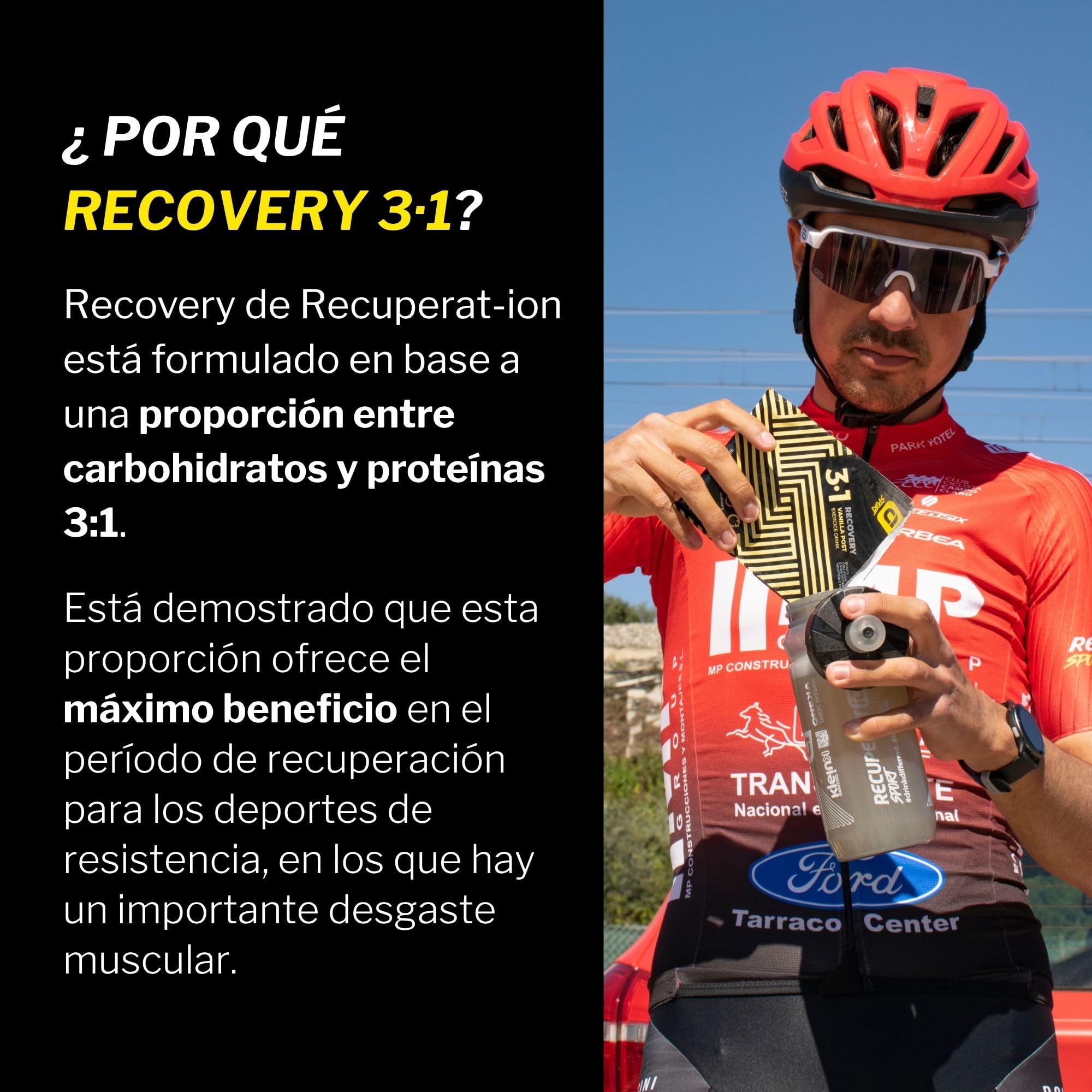 PACK 2 Bebida Recuperadora Muscular en Polvo con Proteínas + BCAA + Colágeno y Glucosa para Deportistas Resistencia y Calambres Musculares - Sabor Vainilla Sin Gluten Lactosa - Pack 12 | RECUPERATION