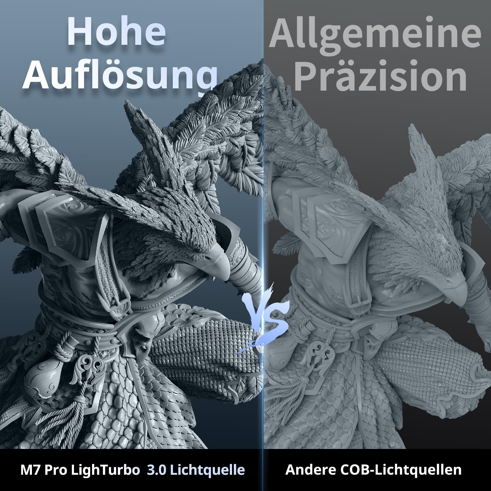 ANYCUBIC Photon Mono M7 Pro | Professioneller 14K Harz-3D-Drucker mit Airpure | 170 mm/h Speed, Leveling-Free, Temperaturkontrolle, Großes Volumen | Ideal für Präzisionsmodelle & Prototypen
