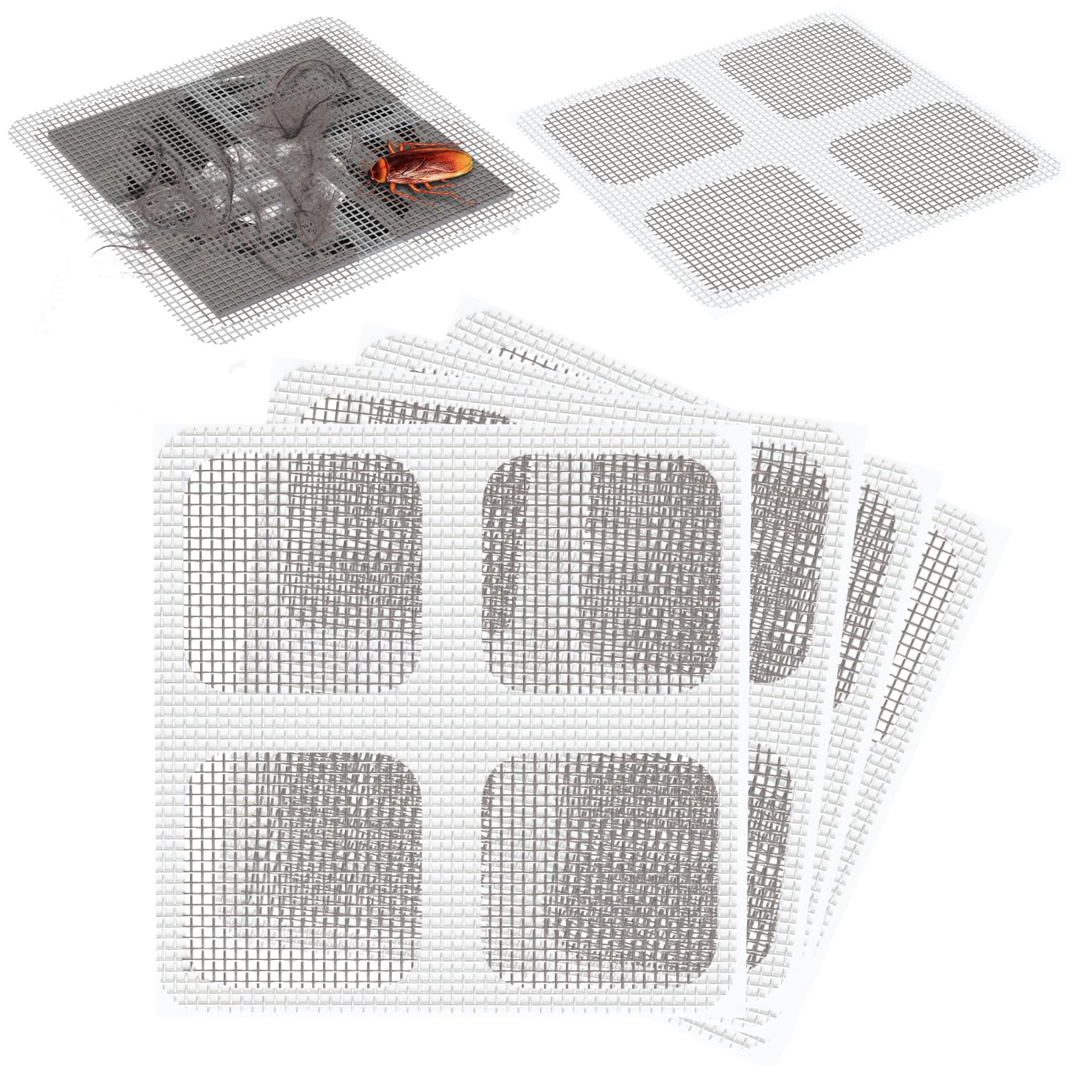 Drainex Drain Cover for Bathroom| Shower Drain Hair Catcher| Bathroom Drain Cover| Bathroom Drain Jali| Drainage Cover| Bathroom Mesh for Drains| Jali for Bathroom Drain| Sink Strainer| 20 PCS (B0DBM1WHT7) Amazon Price History, Amazon Price Tracker