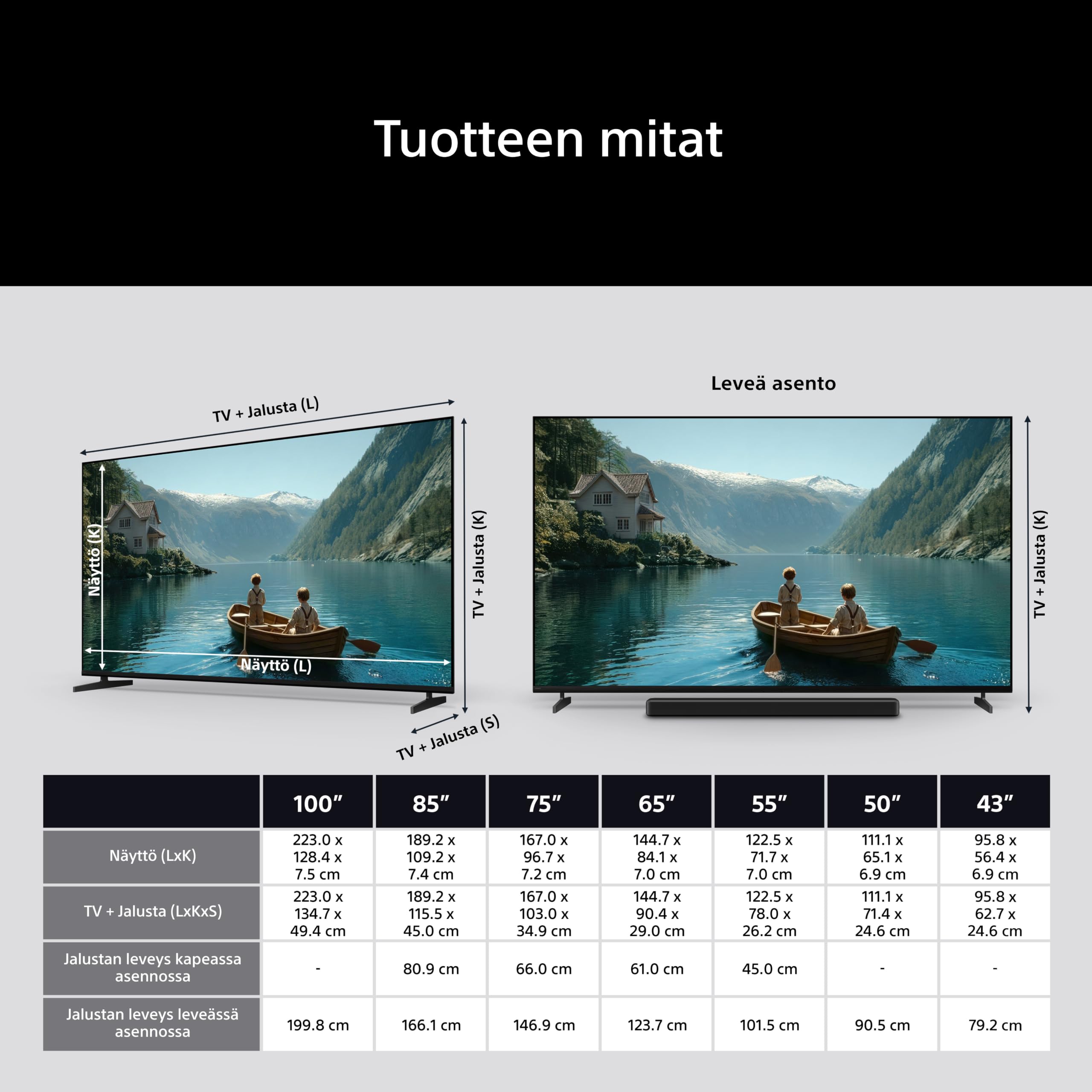 Sony BRAVIA 3 II Direct LED 43" | X-Balanced Speaker | Dolby Vision/Atmos | IMAX Enhanced | Google TV (2025) | Google Cast | Apple AirPlay 2| Dashboard Eco 2 | Menu Jeu 2