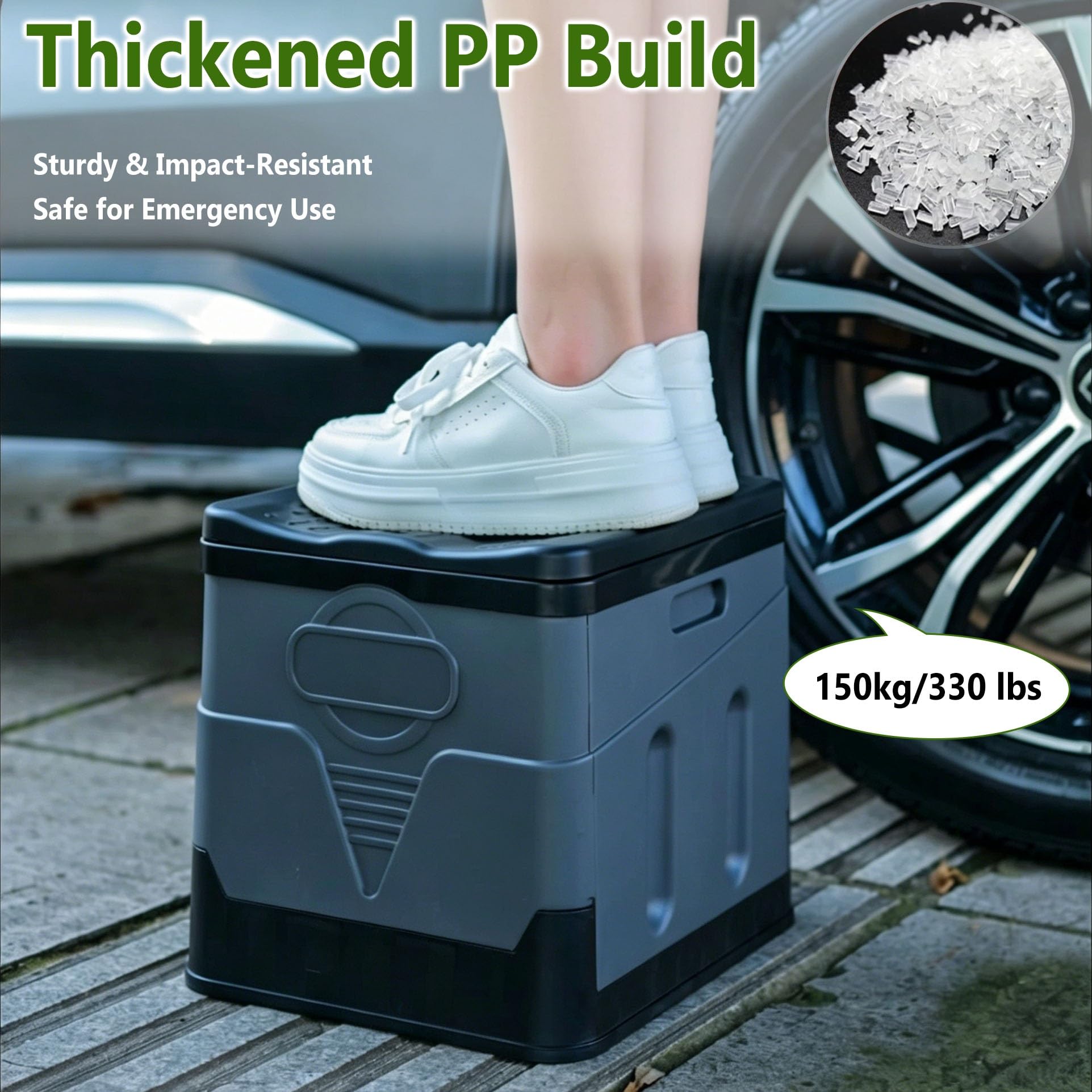 Inodoro portatil Inodoro Portátil Multifuncional para Viajes Todoterreno, Orinal De Viaje Ultraligero para Viajes por Carretera Y Acampada En Coche.