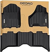 OEDRO TPE All-Weather Floor Mats for 2012-2018 Ram 1500/2500/3500 Crew Cab & 2019-2024 Ram 1500 Classic Crew Cab - Custom Fit Full Set
