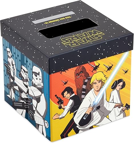 Miniatura 7 de Hallmark Tarjetas de San Valentín de Star Wars para niños, intercambio escolar y buzón de correo con luz y sonido