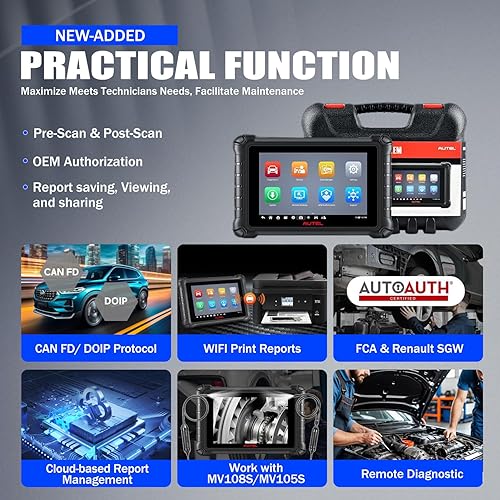 Miniatura 8 de Autel Escáner MaxiCheck MX900, funciona como MK900 MK900BT, mejor que MX808 MX808S MK808 MK808S MK808S MK808BT MS906, Autel Scanner, Autel Maxisys,