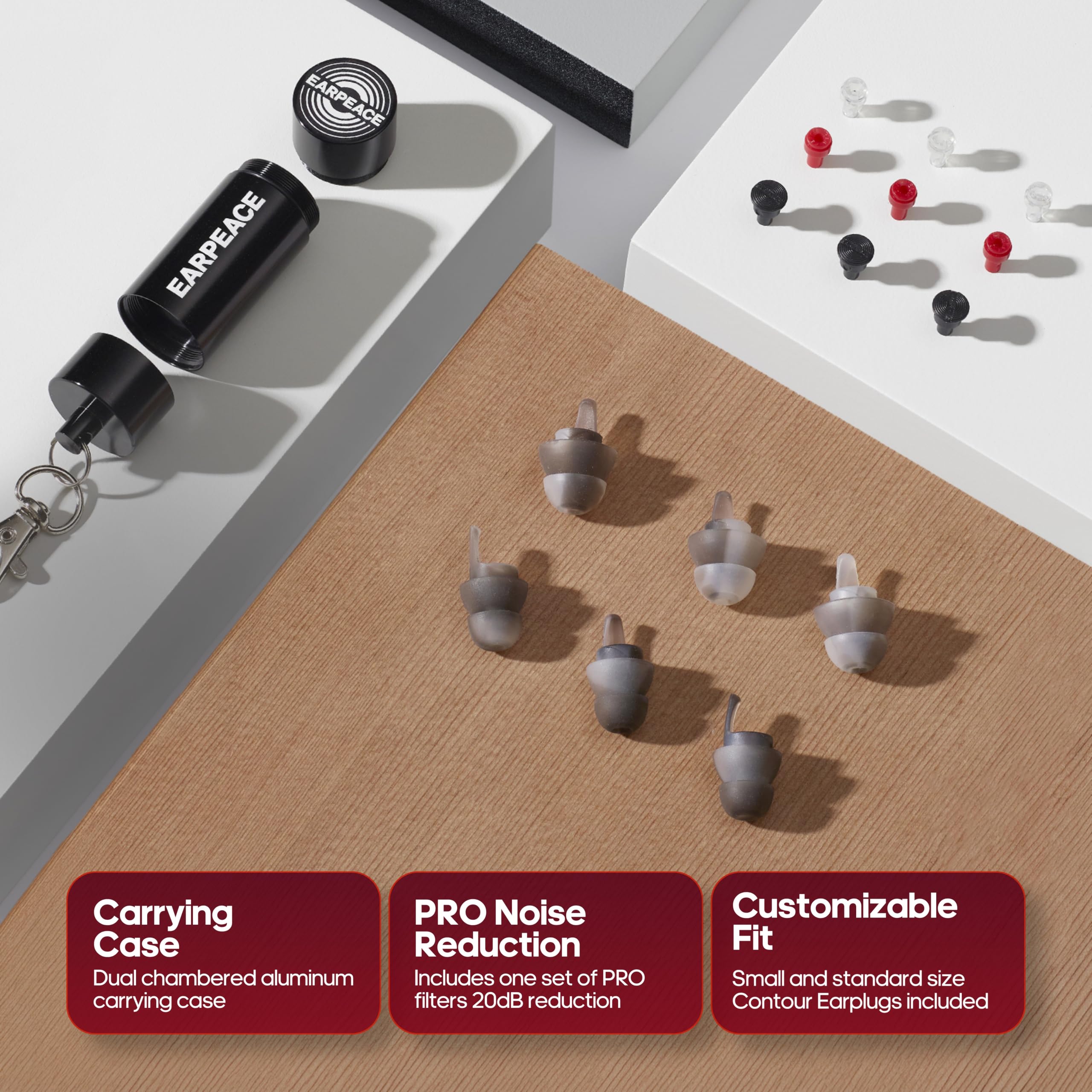EarPeace Moto Earplugs - Reduce Motorcycle Noise -4