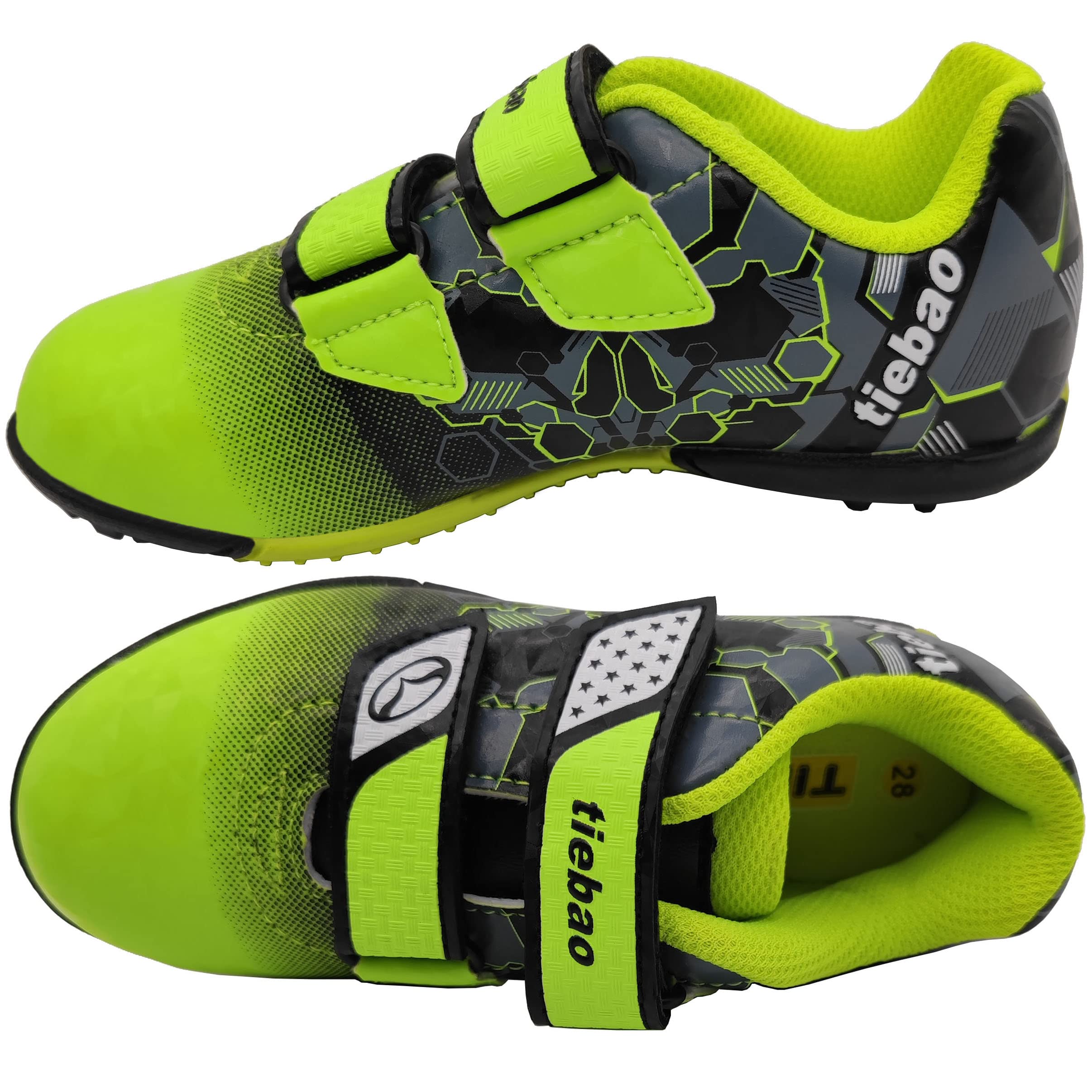 Fussballschuhe Jungen Mädchen Firm Ground Outdoor Sportschuhe Fußball Cleatschuhe Turfschuhe Gr.25-37