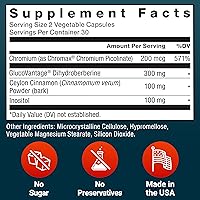 Vista 9 de Force Factor Ultra Berberina Absorción Mejorada, con Canela de Ceilán, Dihidroberberina y Cromo, Absorción 5X, 2X Más Duradera, Promueve la Masa