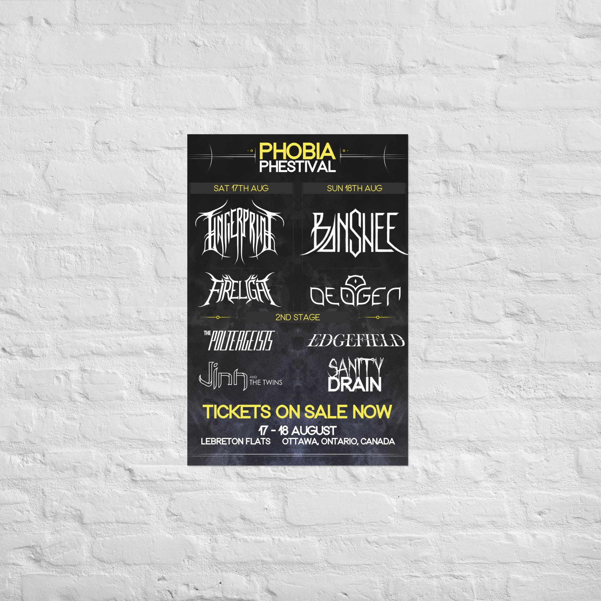 Phasmophobia Phobia Phestival Poster Review