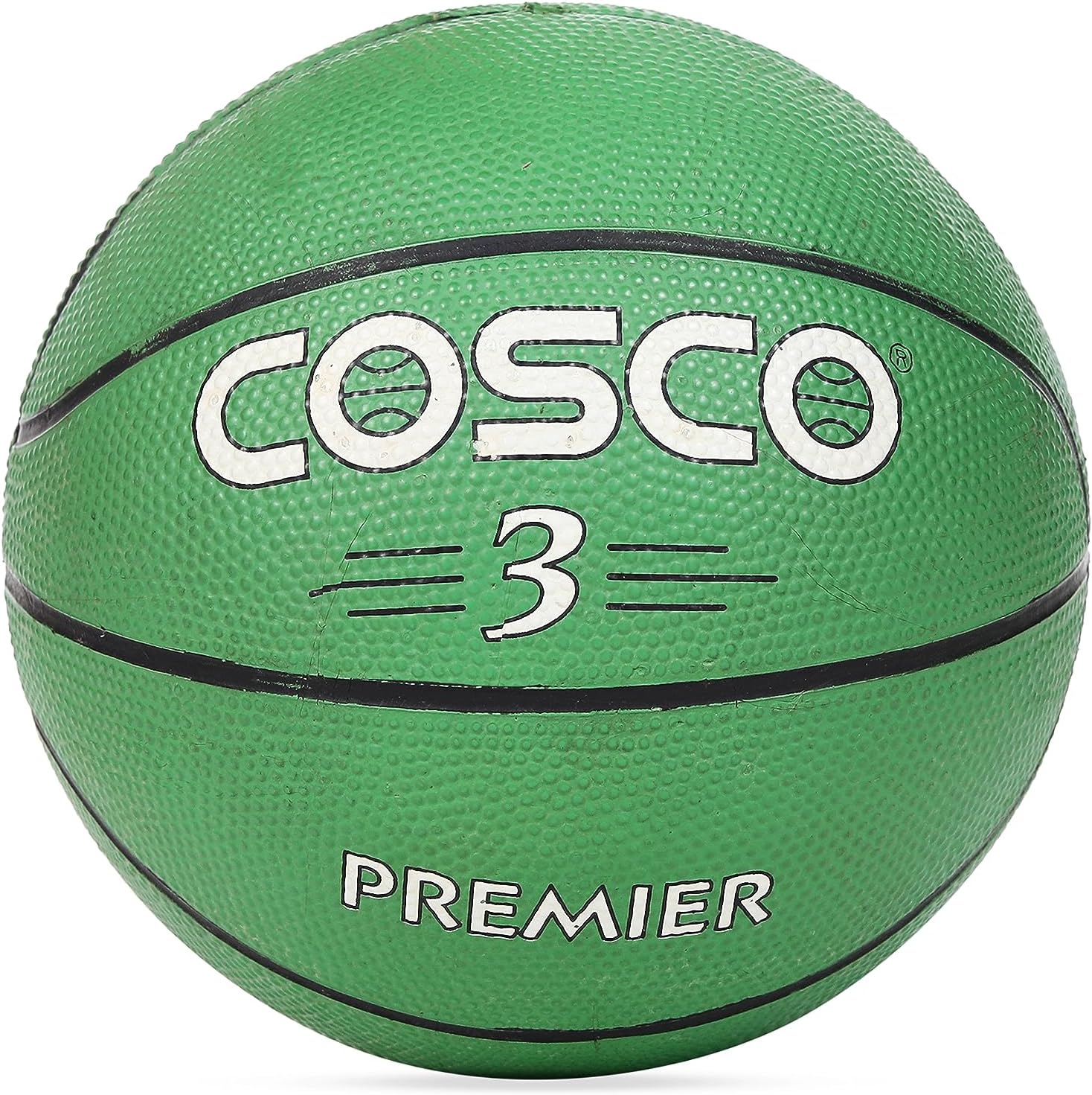 Cosco Premier Size-3 (Green) Basketball, Size 3 (Multicolour)