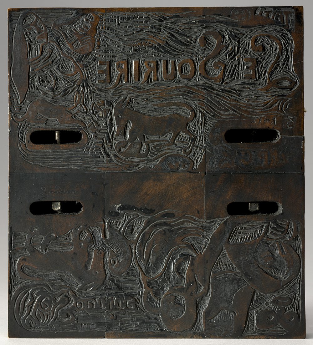 Paul Gauguin Le Sourire woodcut créez une ambiance galerie d'art dans votre grand salon