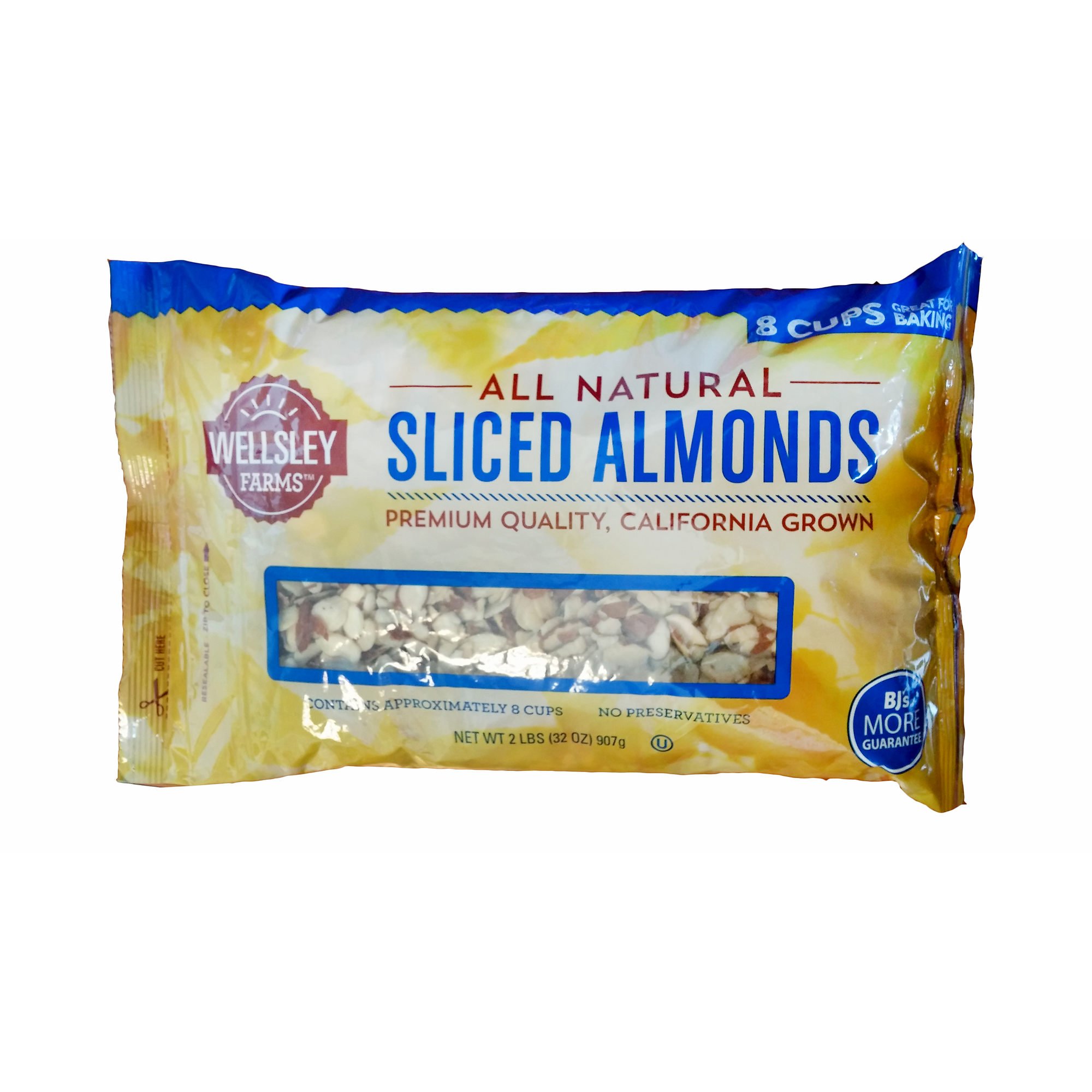 Wellsley Farms Sliced Almonds, 32 oz.
