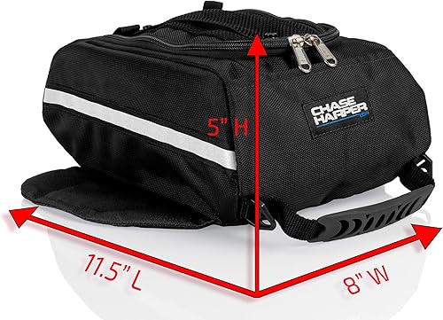 Miniatura 3 de 1700 - Mini bolsa magnética Aeropac negra para tanque, resistente al agua, nailon balístico de grado industrial con inserto de termoplástico, parte