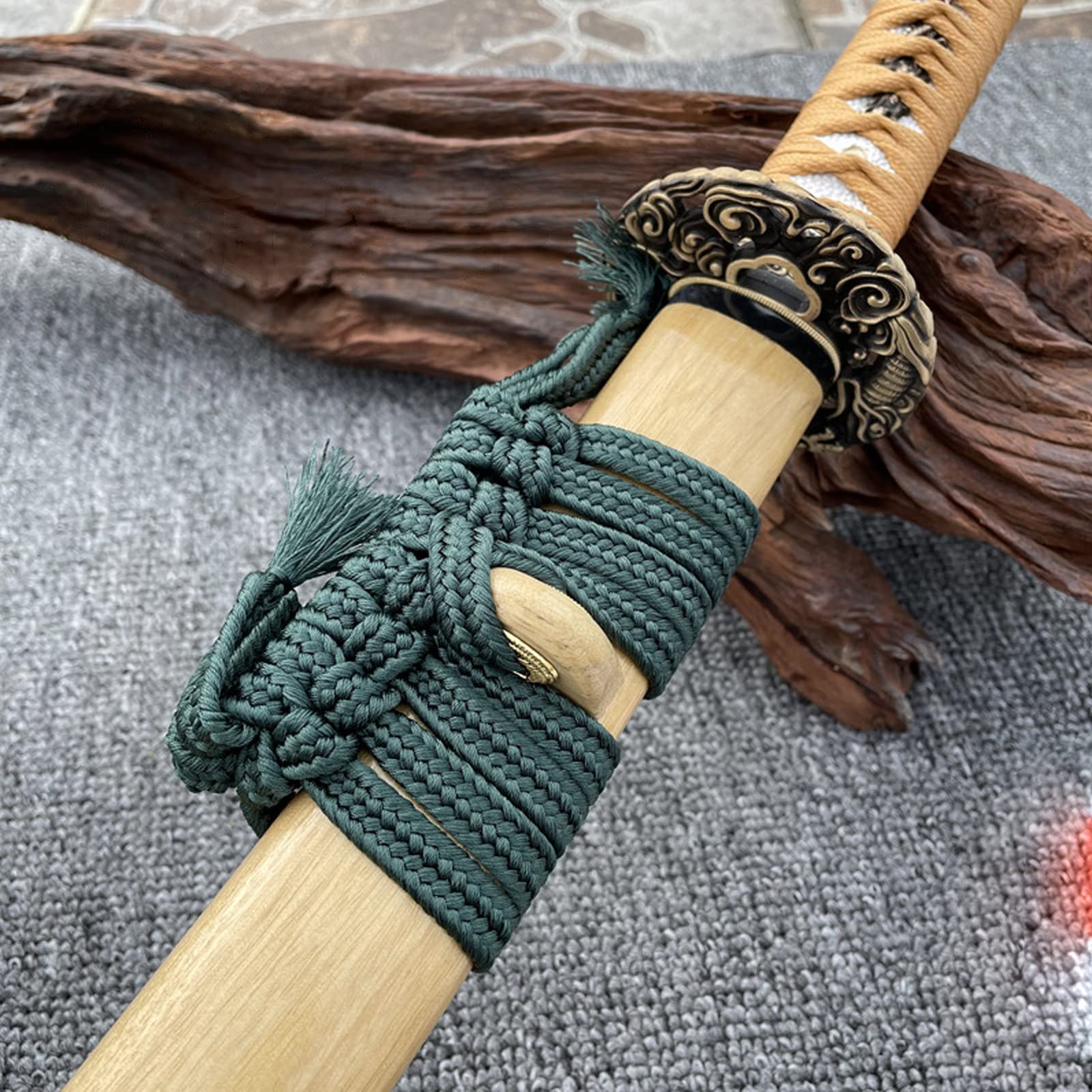 曲線刃 木製ハンドル 刀 木刀 模造刀 剣 武具 Amazon.co.jp: Vendics 100Cm 木製刀 鞘付き 日本刀 武道修行用