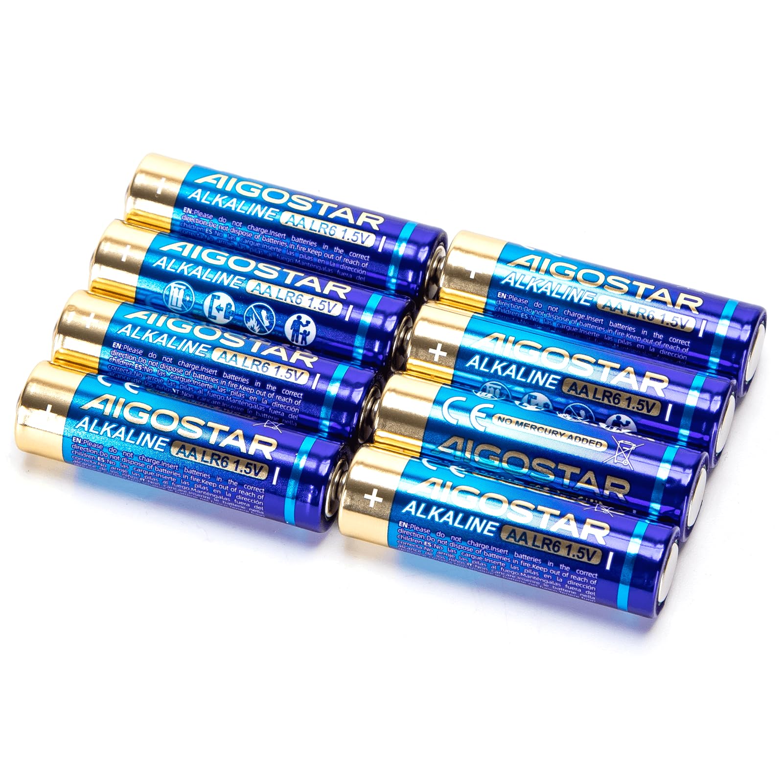 8 x LR6 (AA) 1.5V Alkaline Battery