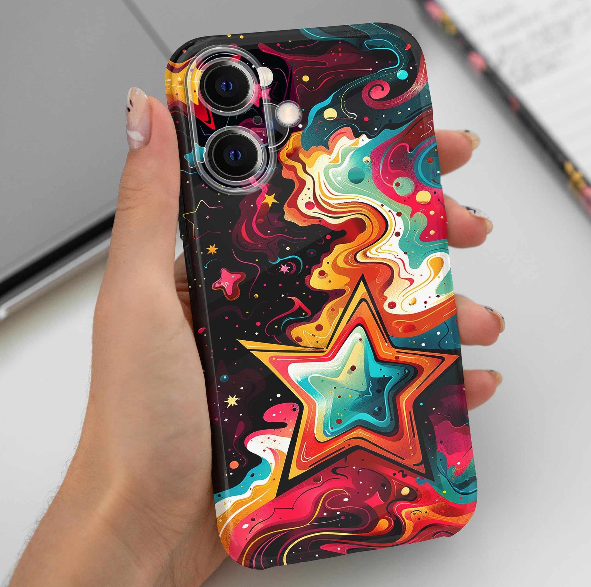 Compatible with iPhone 16 Case Ultra-Slim Protective Case - Shockproof for Phone Case with Soft TPU and Scratch-Resistant