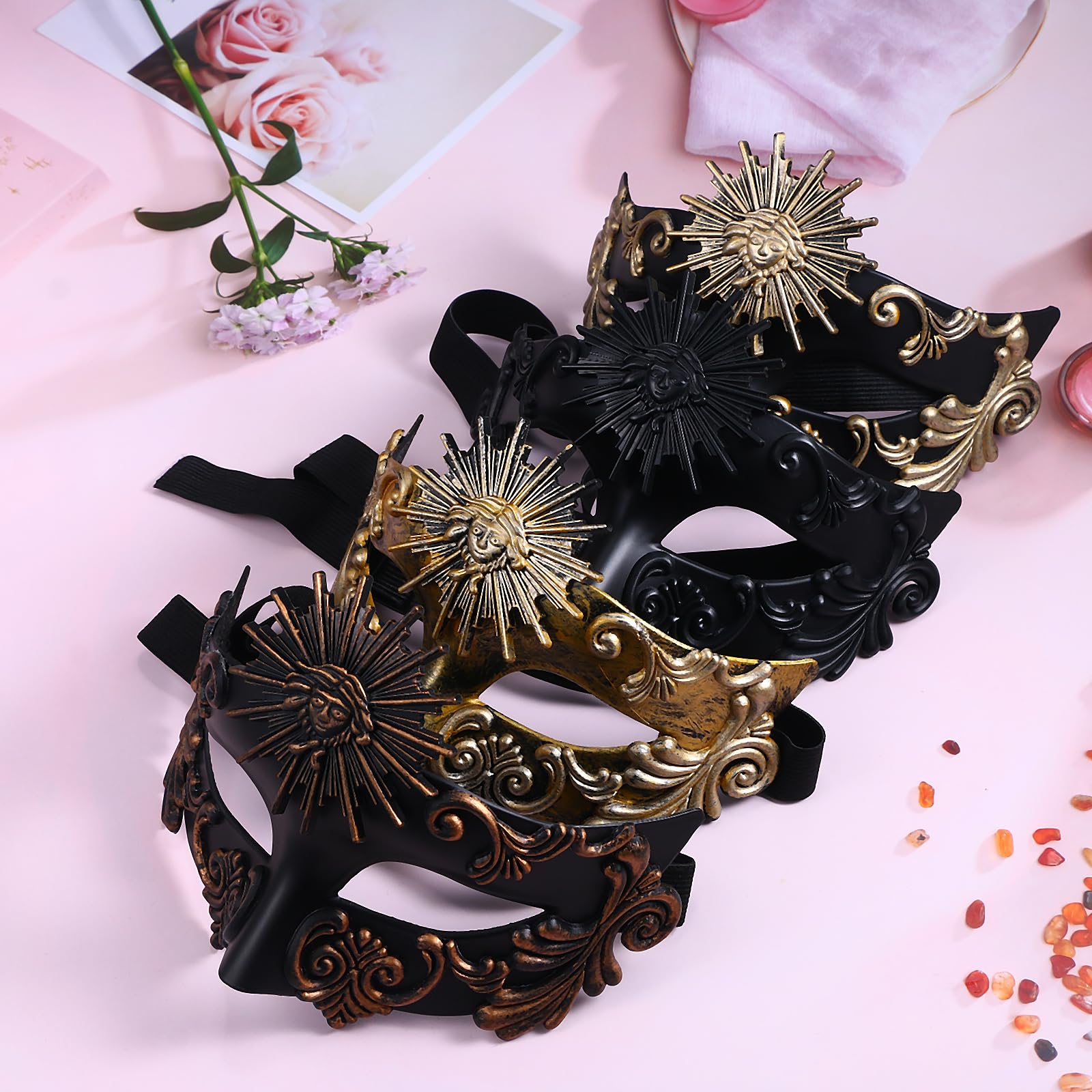 Mens Masquerade Mask Adult Venetian Mardi Gras Costume - Party City Mens  Masquerade Outfit, image size:1600x1600