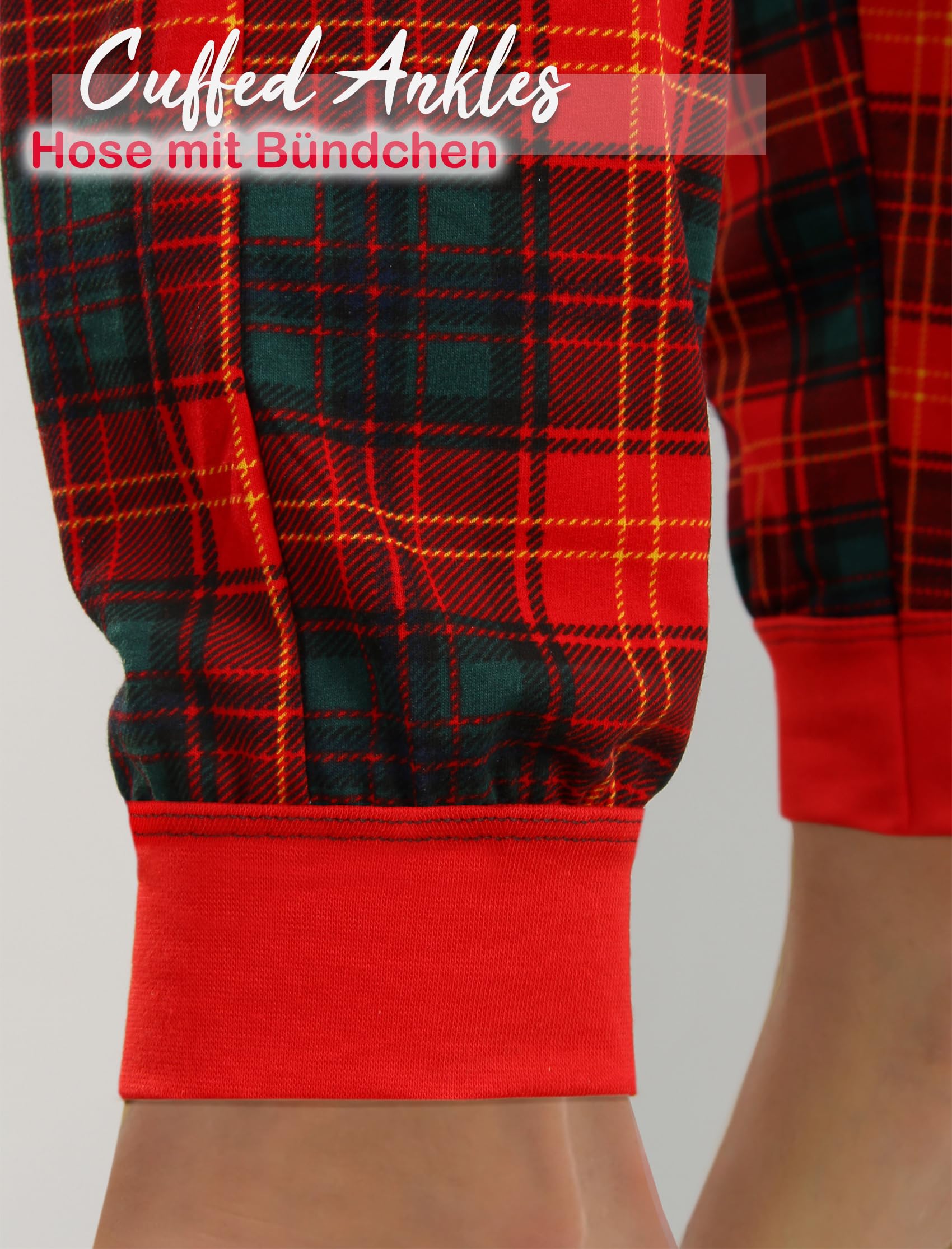 Sesto Senso Navidad Pijamas Hombre Largo Invierno Algodón Pijama Conjunto Camisa Manga Larga Pantalones Largos Verde Oscuro L 2576 Butelka