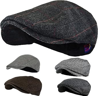 Unisex Newsboy Hats Adjustable Vintage Cabbie Hat Painter Hats Beret Chic Gatsby Hats Irish Ivy Hats