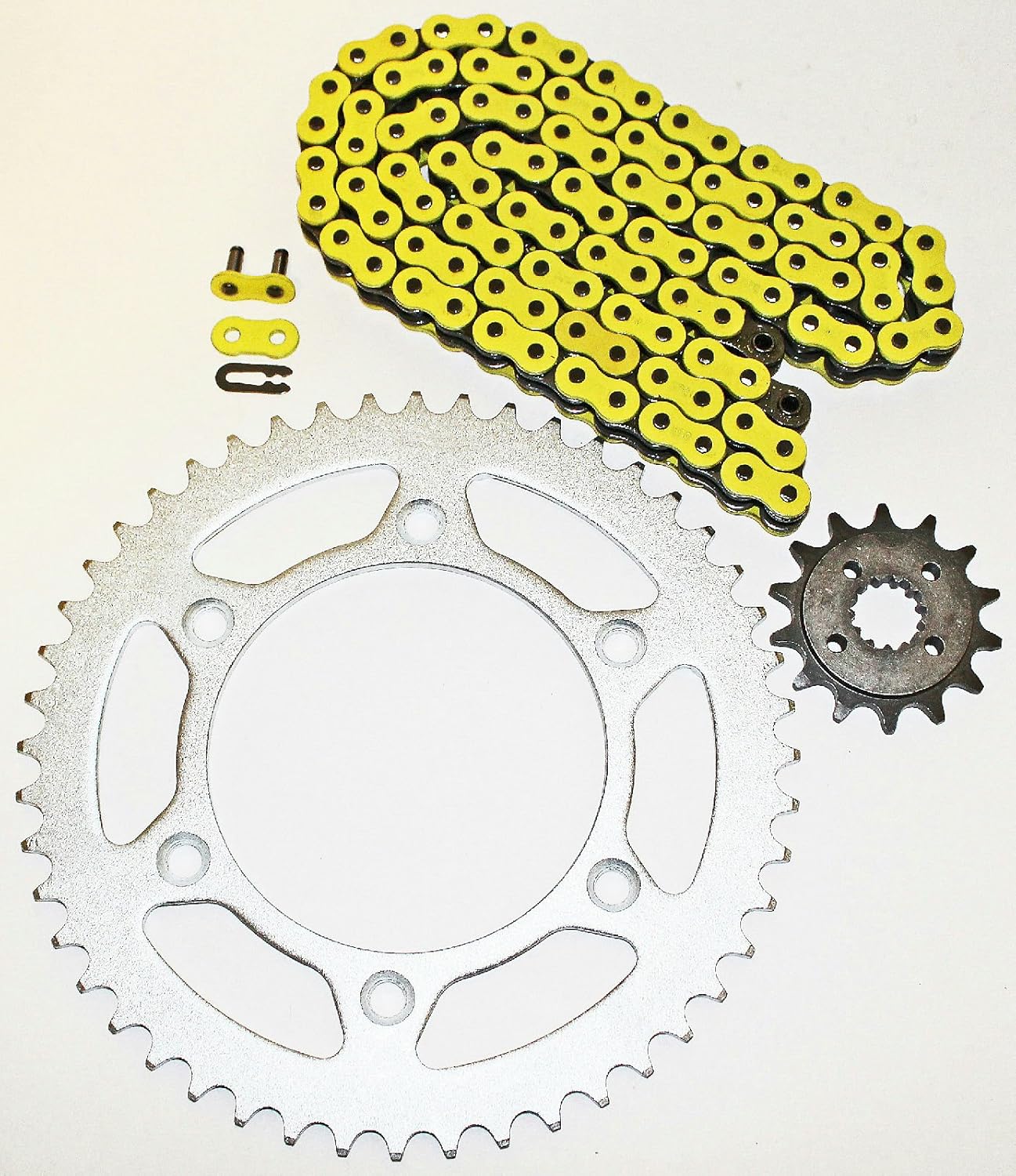 Fits Honda XR650L 650 650 Yellow Non O Ring Chain and