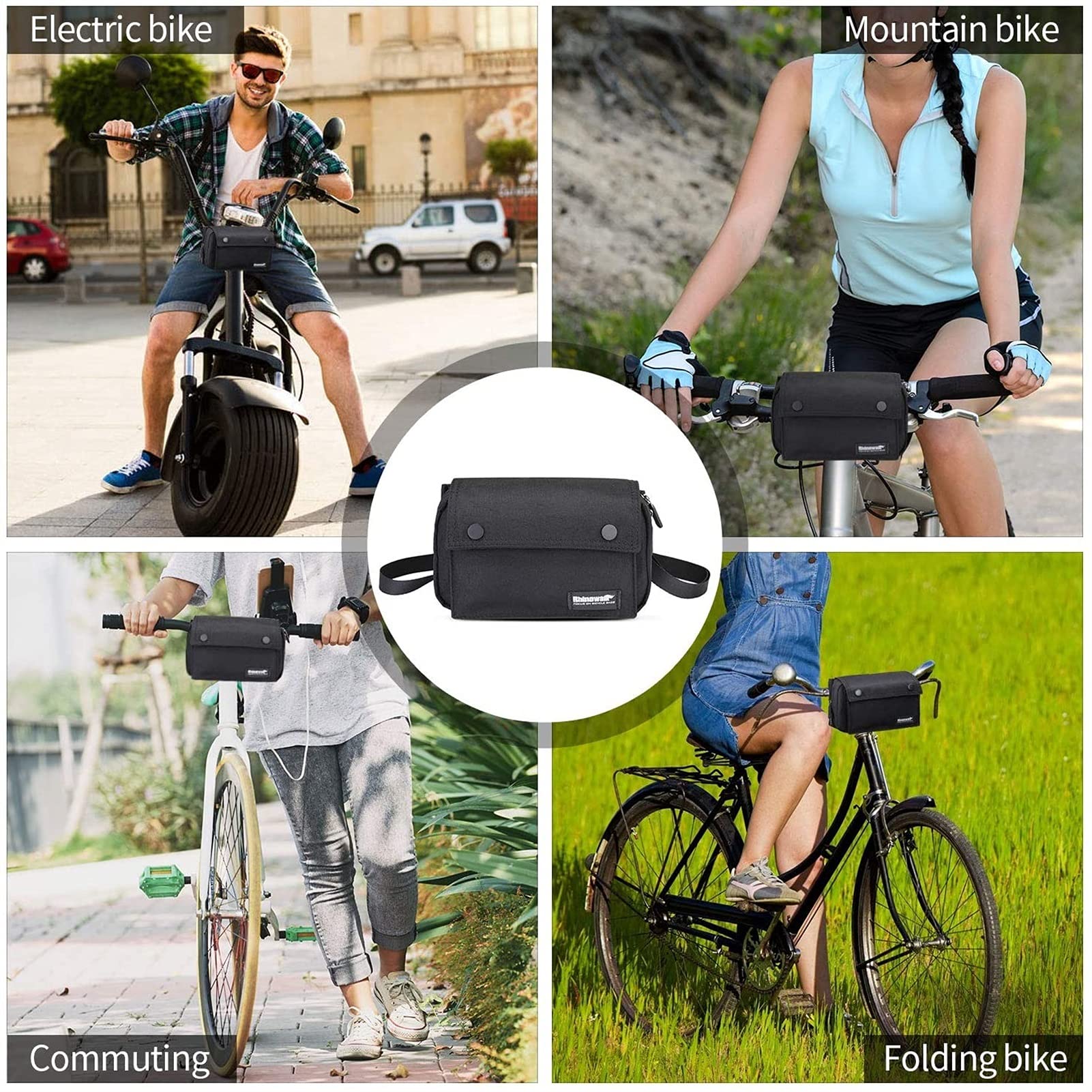 Bolsa Delantera for Manillar de Bicicleta Chartered, Equipo Ciclismo, Bolsa for, for el Tubo Superior