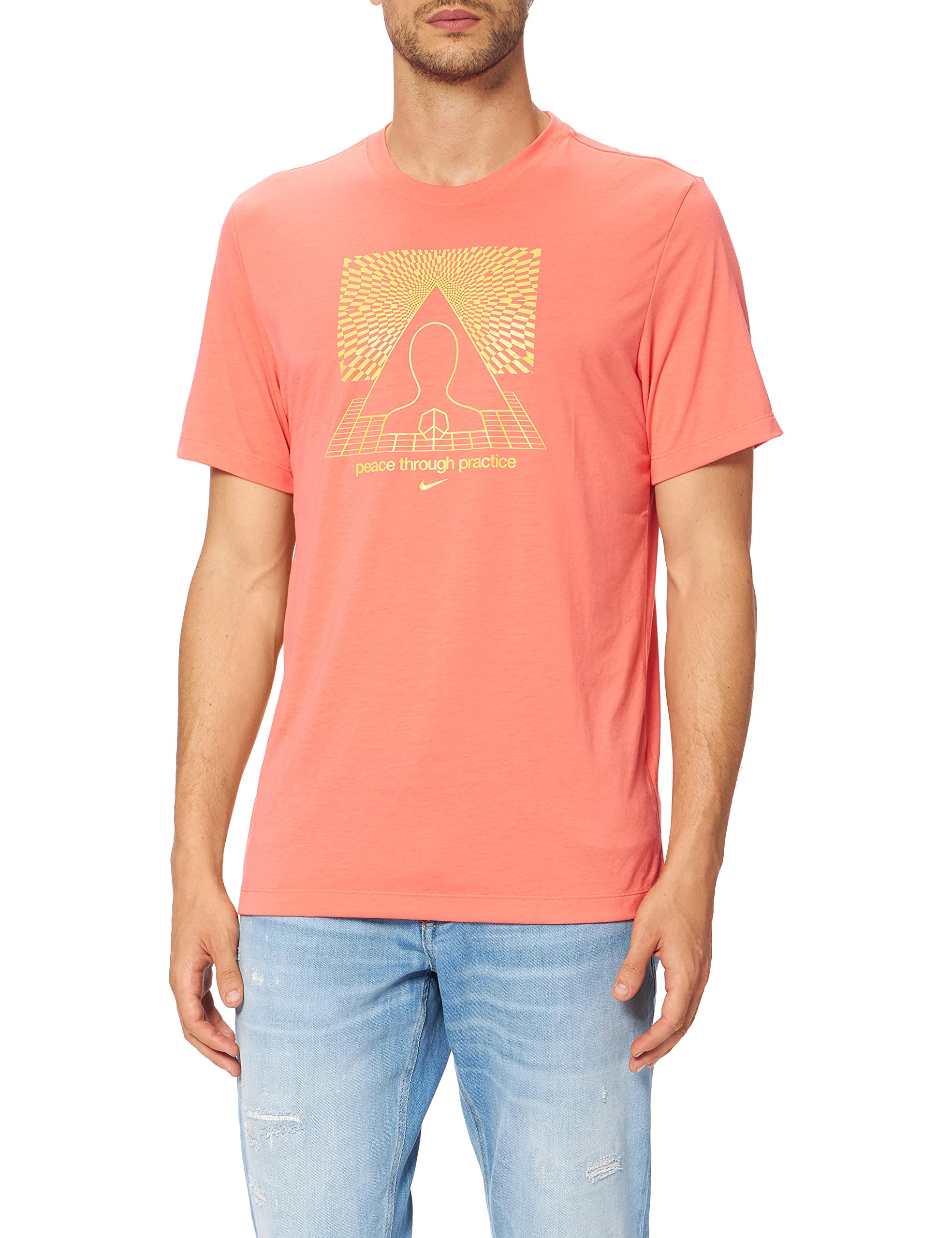 NikeMen's M Nk Df Tee Db Yoga T-Shirt