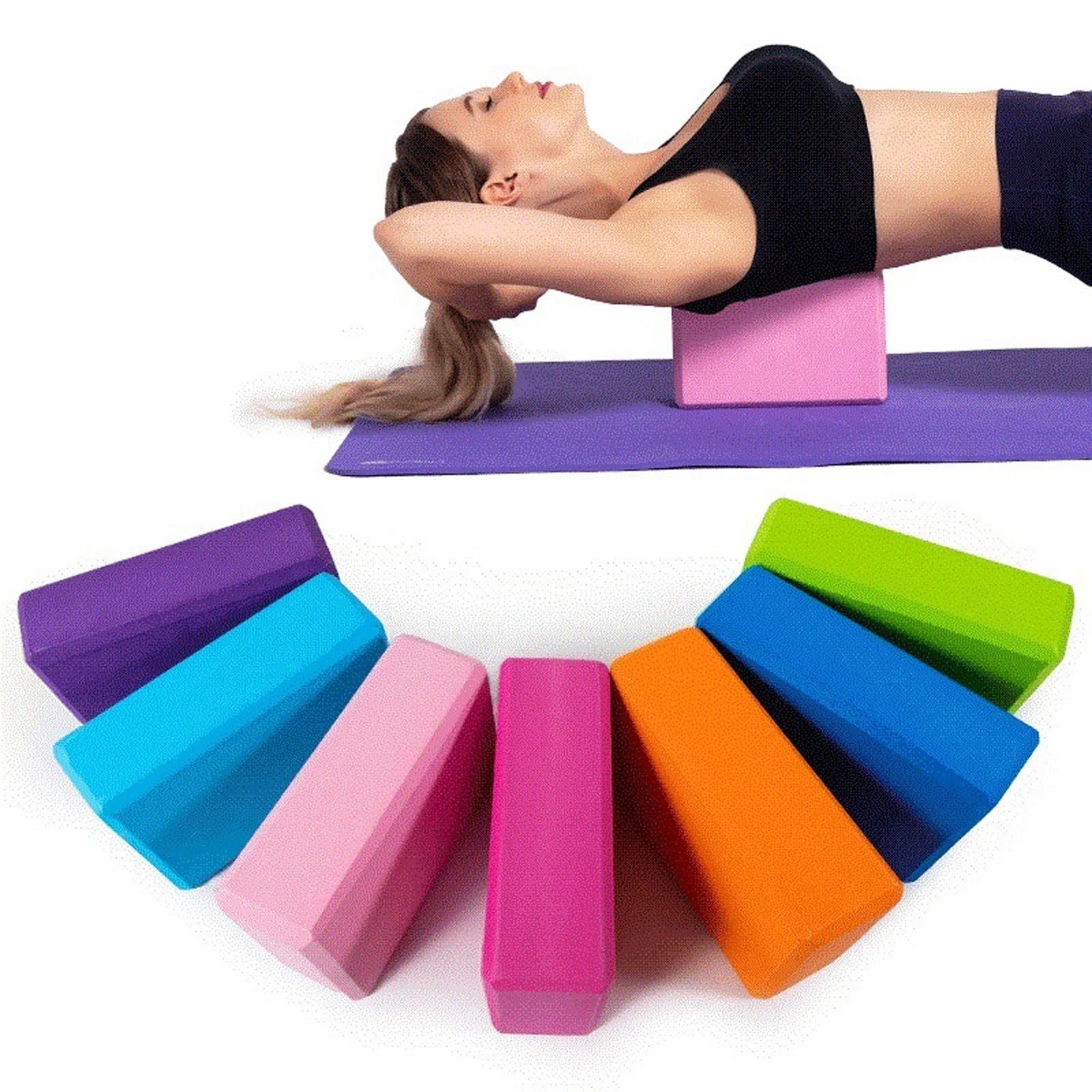 JINGYAN Bloki do jogi Foam Yoga Brick Colorful Fitness Pillow Bolster Block Anti-slip Exercise Equipment Stretching Aid Auxiliary Supplies