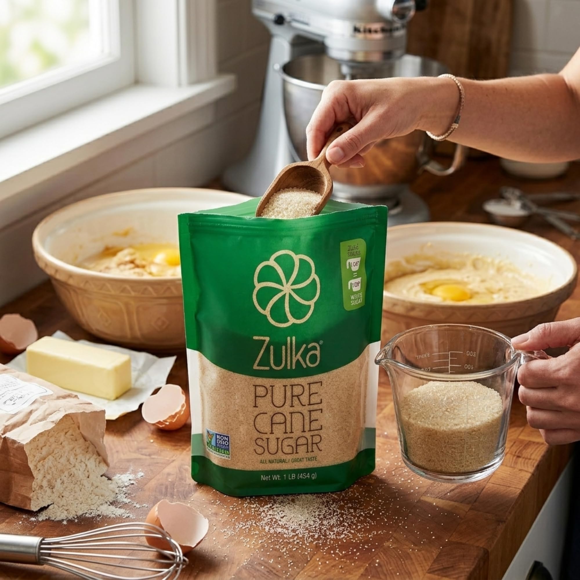 Amazon.com: Zulka Azucar Morena Pure Cane Sugar 1lb : Grocery