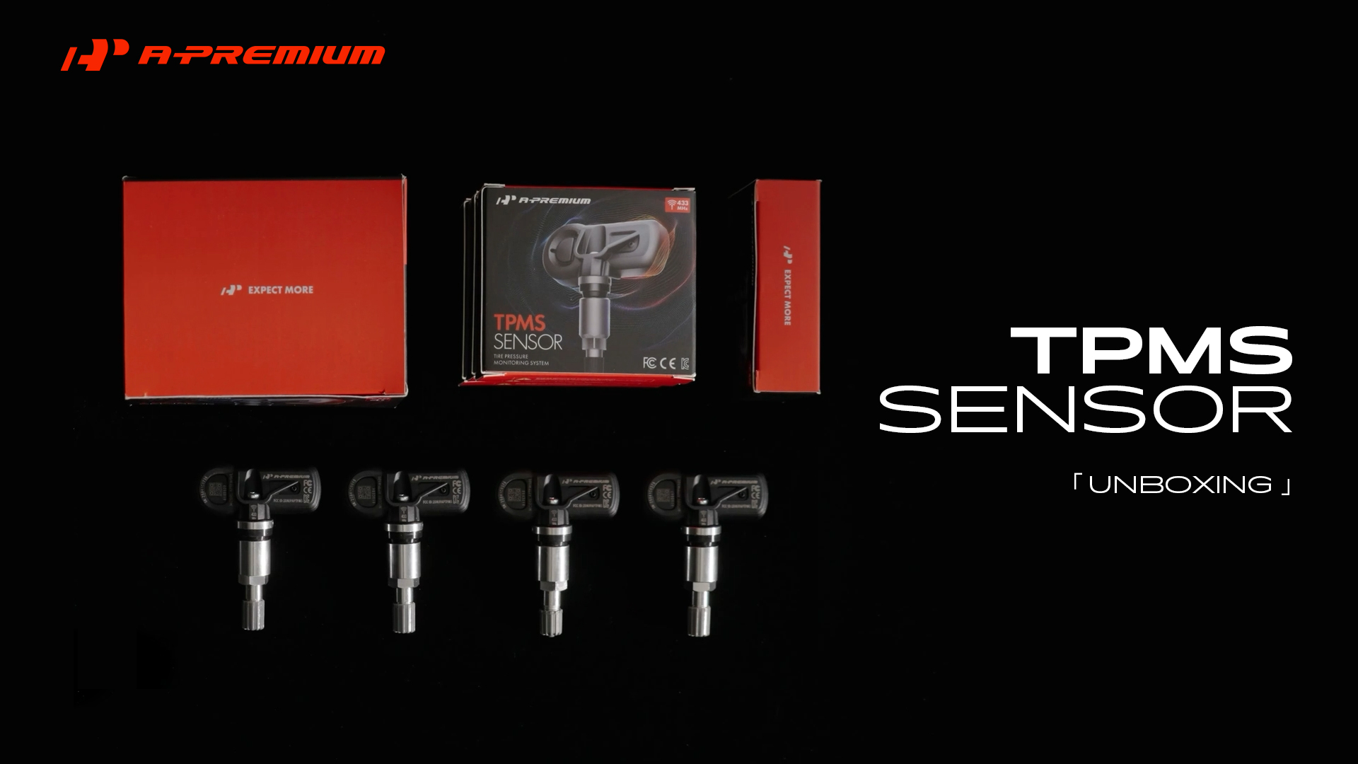 A-Premium 315MHz Metal Valve Tire Pressure Monitoring Sensor