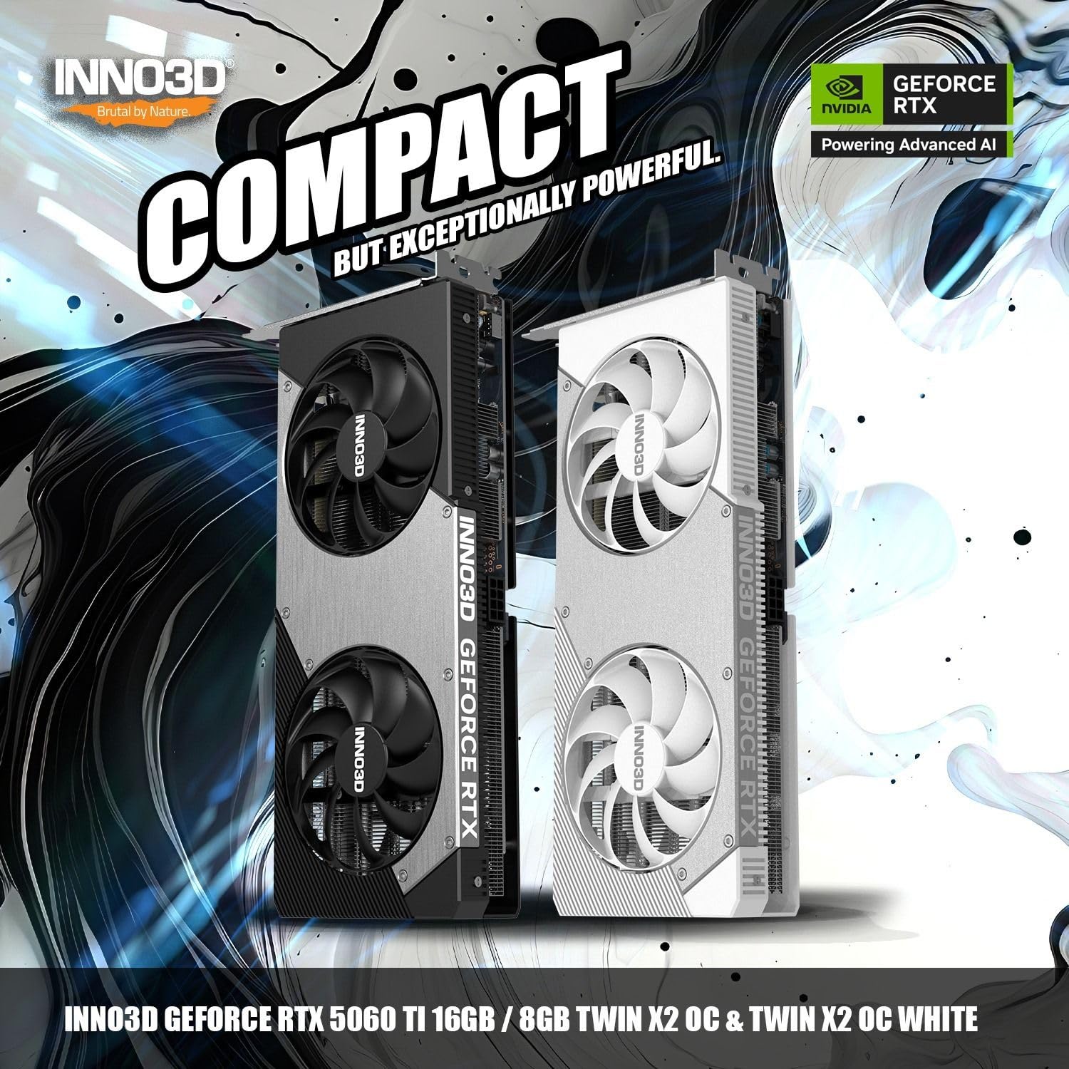 Amazon | INNO3D GeForce RTX 5060 Ti 16GB TWIN X2 GD5060T-16GERX2