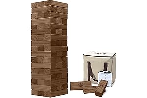 GoSports Giant Jenga - Wooden Tower Game - Stacks 3 ft High