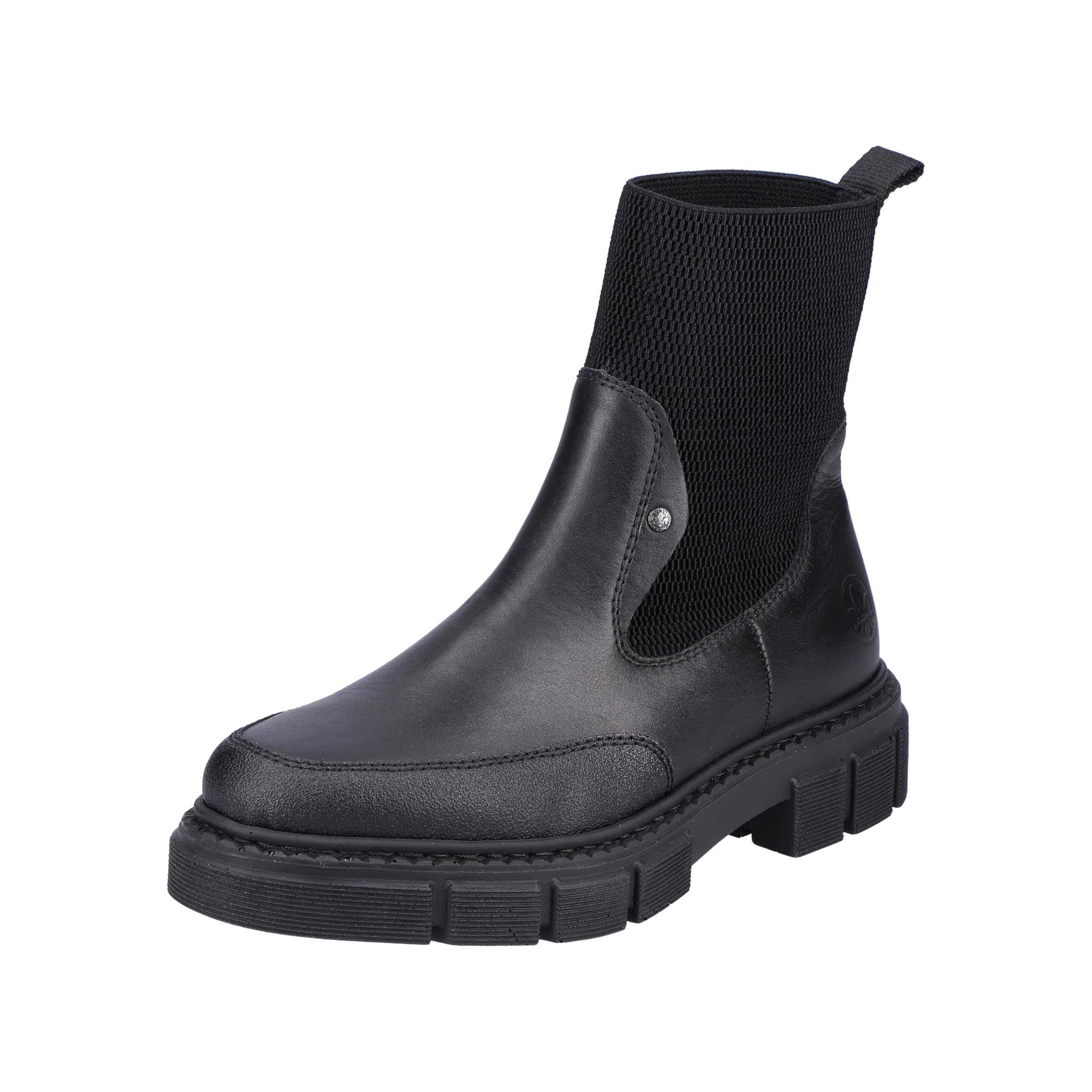 Rieker Women's M3872Chelsea Boots, black, 6.5 UK