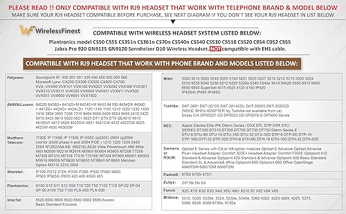 Miniatura 3 de Enchufe USB Ordenador PC Laptop a RJ9 hembra Adaptador para auriculares Trabajo con Avaya Nortel Nt Yealink Viop POE NEC Mitel Office Escritorio