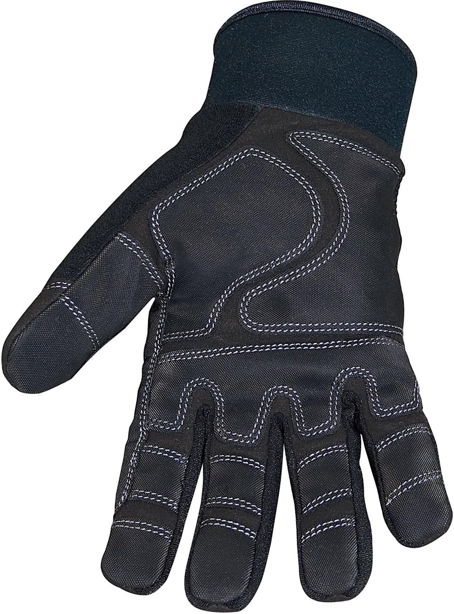 Youngstown Glove Waterproof Winter Plus Thinsulate Insulated Cold Weather Work Glove For Men - Synthetic, Windproof - Black