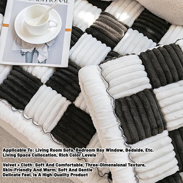 Foto 5 de 7 de FUYAO FunnyFuzzy - Funda impermeable para sofá para perros, funda de sofá cama para mascotas, diseño cuadrado…