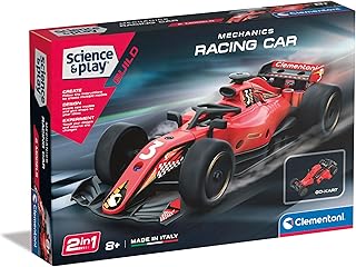 Clementoni Science and Play Mechanics Lab Formula 1 2-in-1 Racing Car Building Set