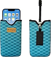 Vista 10 de Tainada Funda de transporte de neopreno a prueba de golpes para hombre y mujer, funda de transporte con cordón para el cuello, funda con lazo