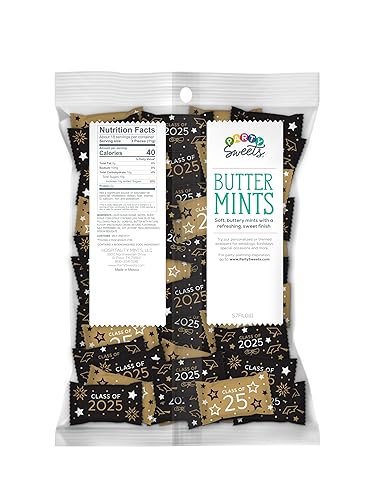 Miniatura 2 de Party Sweets Mentas de graduación 2025 de Hospitality Mints, 300 mentas, bolsas de 7 onzas (paquete de 6)