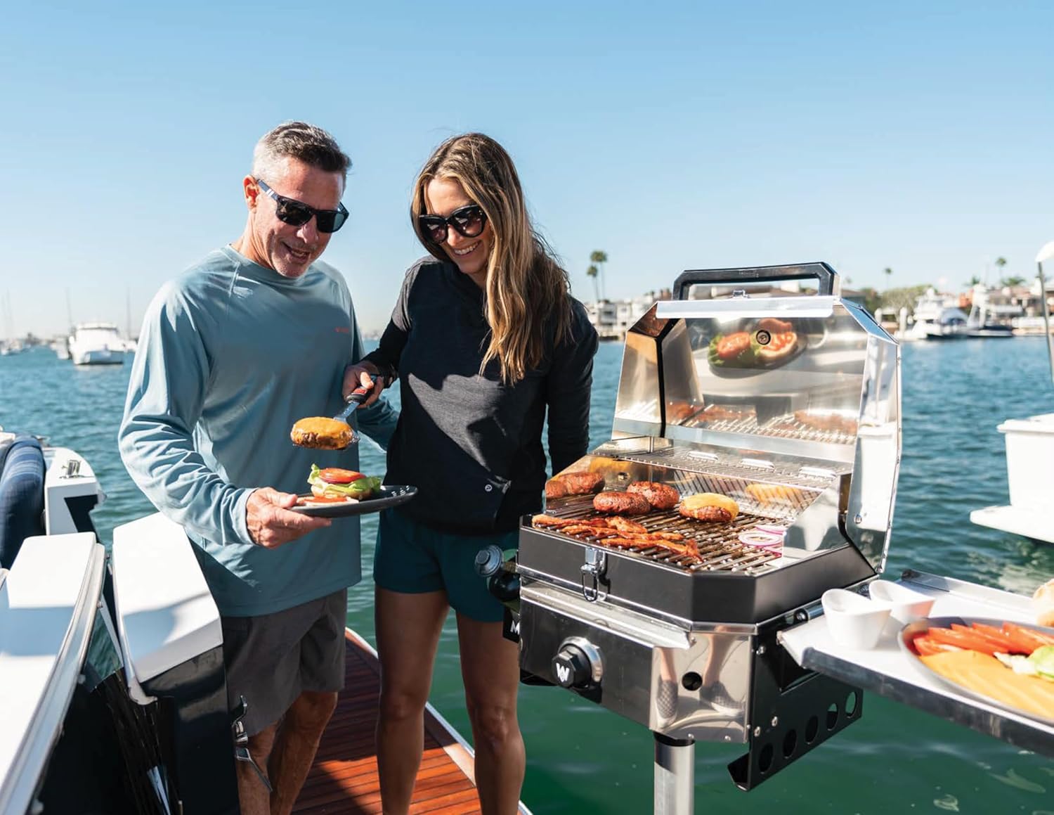 MAGMA CO10-117-M, Marine Crossover Bundle, Single Burner Firebox and Grill Top (Single Burner)