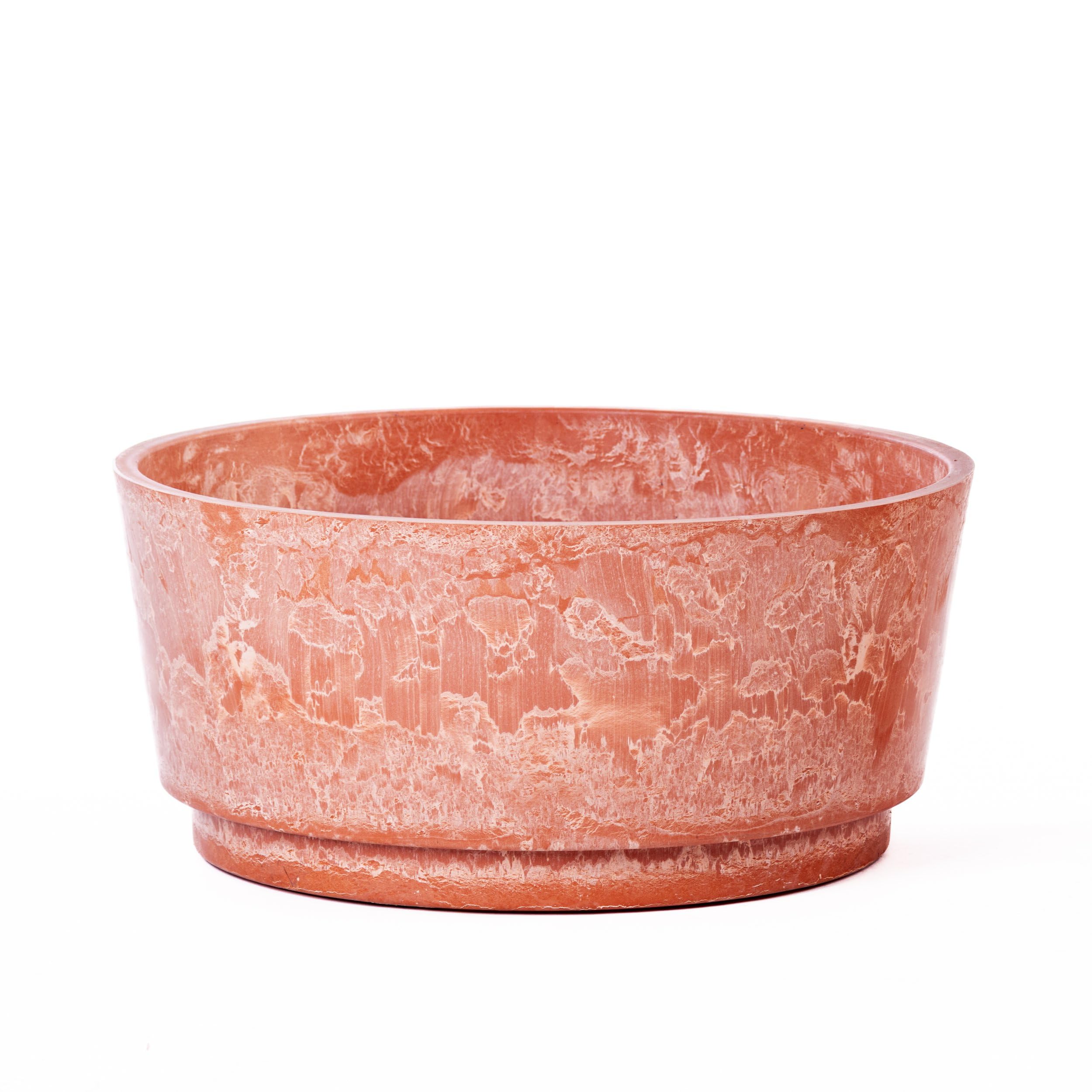 B&Q -  Caesar Bowl 34.5Cm Marble Terracotta