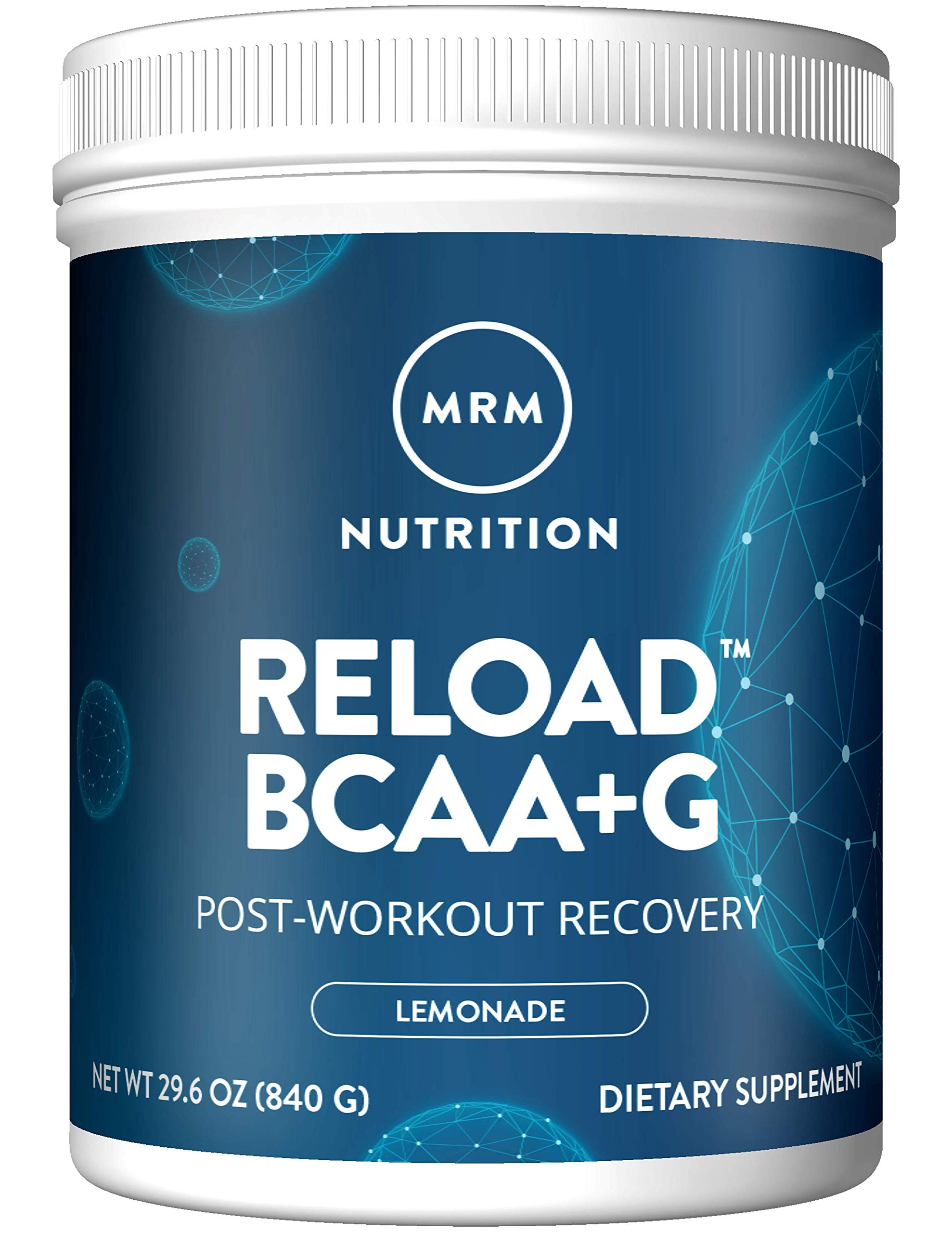 MRM BCAA+G RELOAD Post-Workout Recovery – Lemon, 840g - 60 Servings Per Container