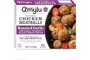 Zesty Roasted Garlic Chicken Meatballs
