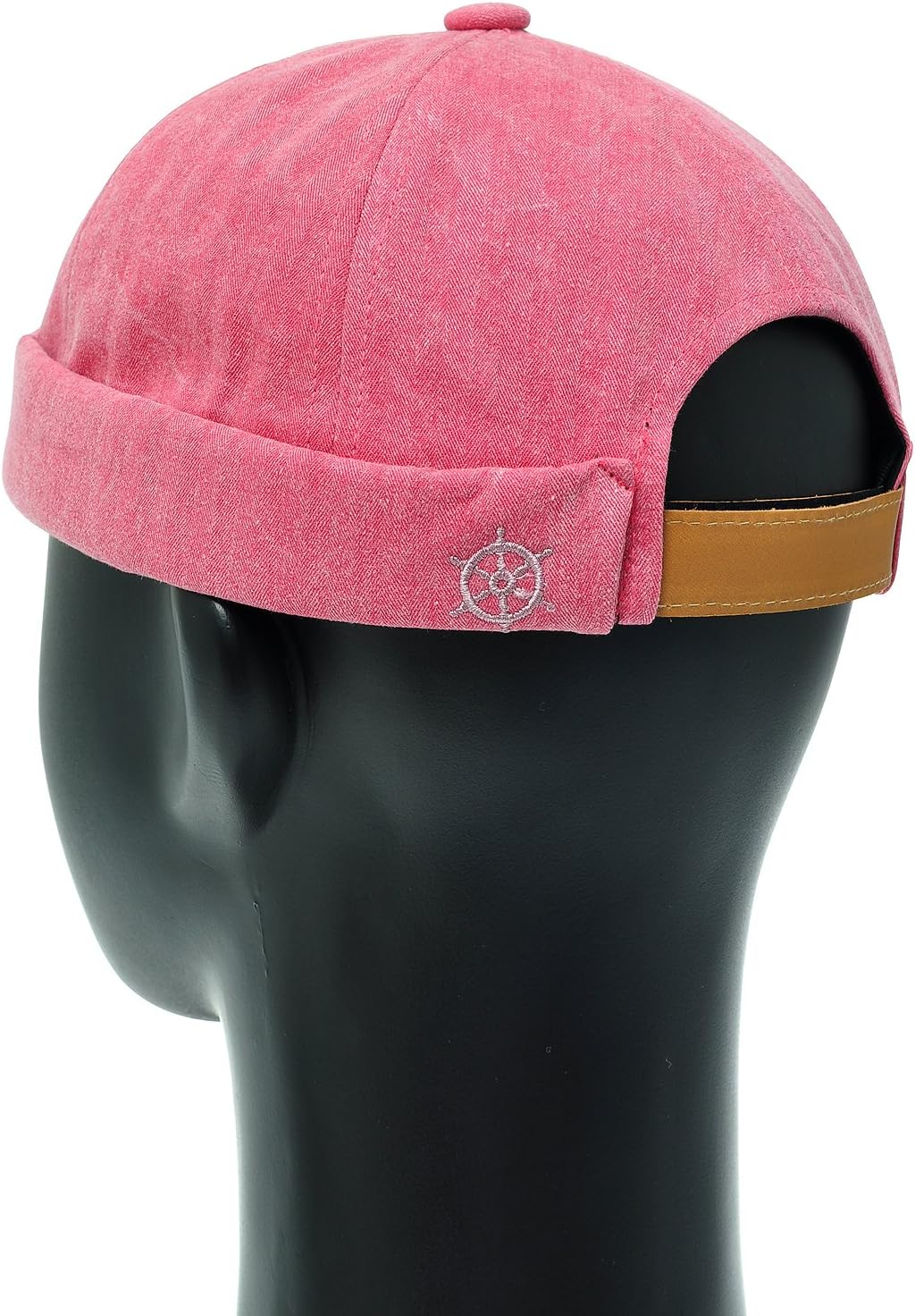 DHH02.Washed Cotton Skullcap Watch Cap Docker Hat Short Beanie Men Women