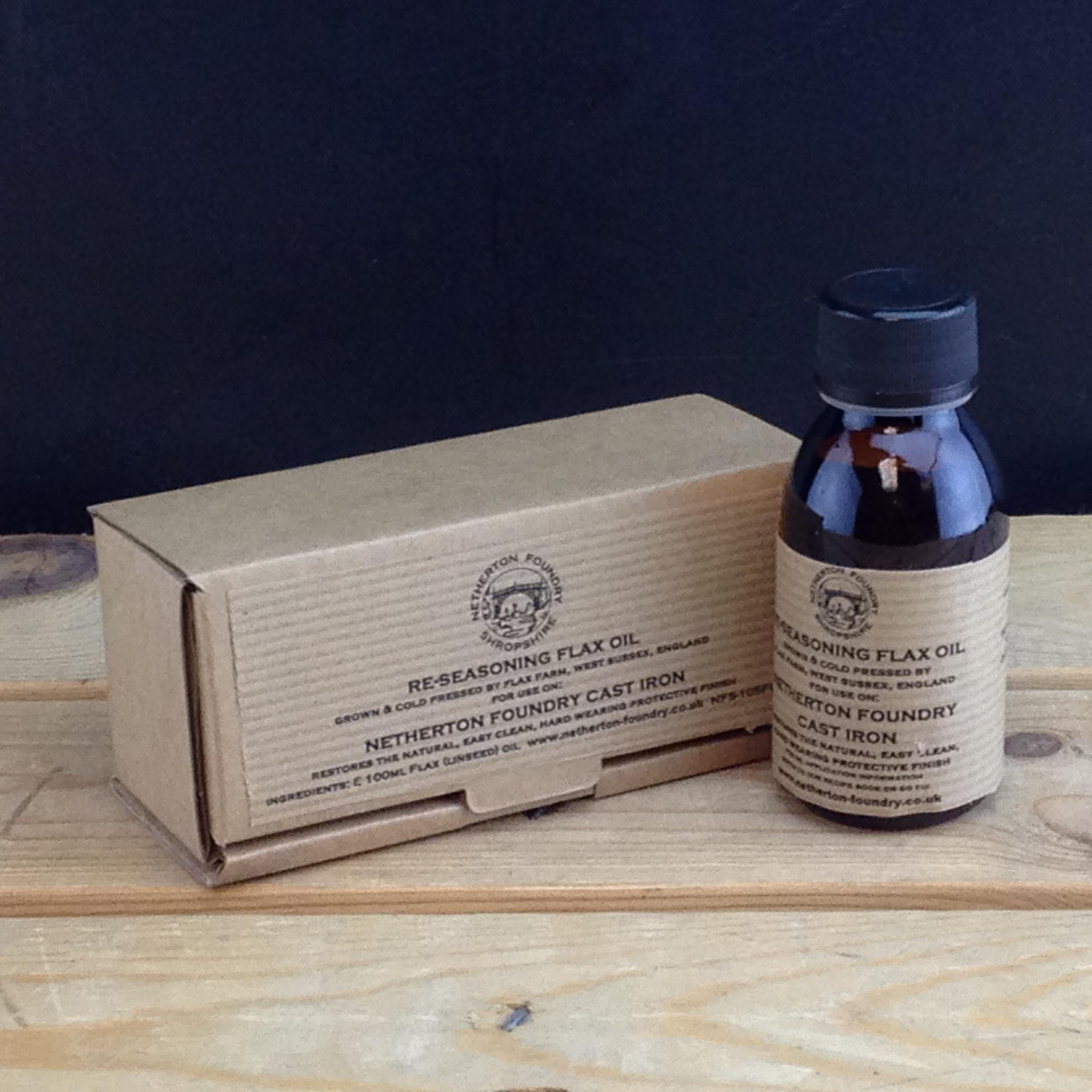 Flax Oil 100ml by Netherton Foundry Shropshire