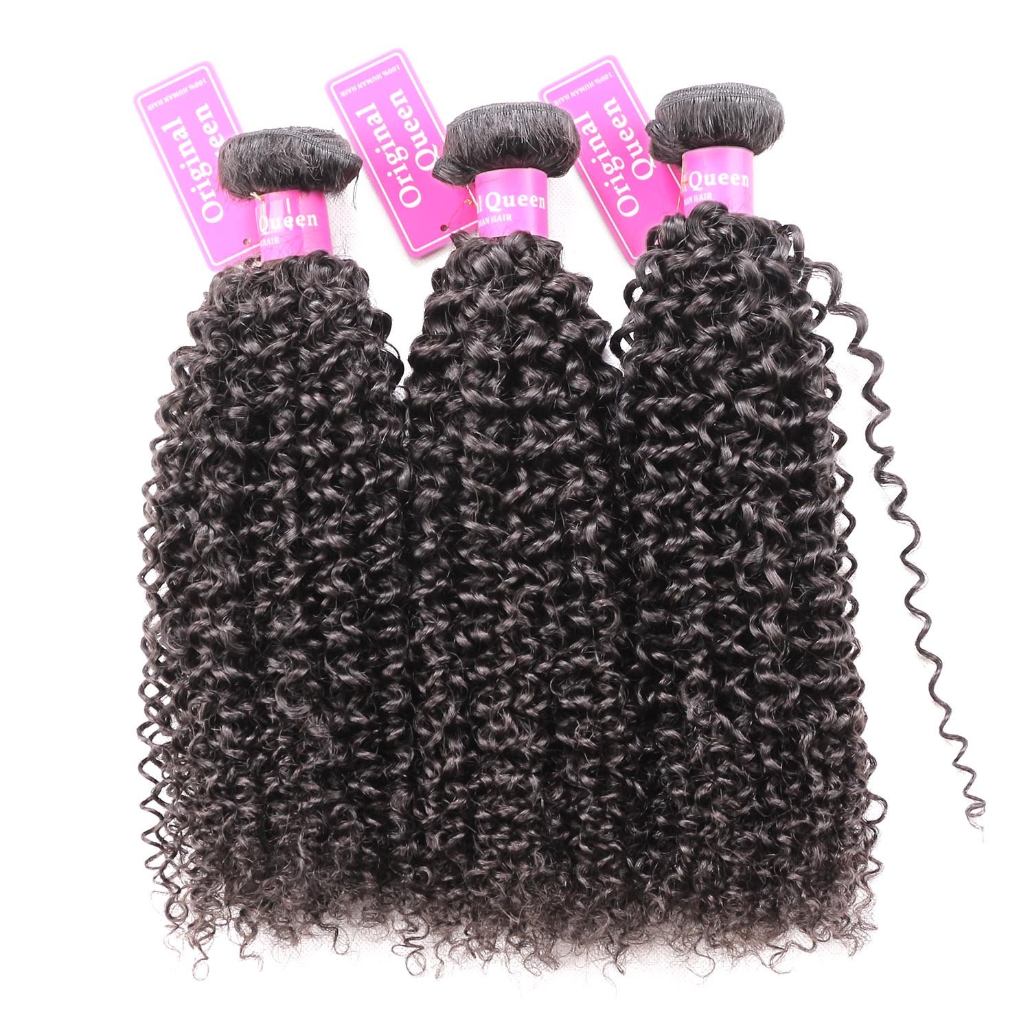 Exсluѕіvе Dіѕсоunt 90% Prісе Original Queen 100% Brazilian Unprocessed Virgin Kinky Curly Human Hair Weave 3 Bundles Deep Curly Hair Extensions Mixed Length 8 8 8inches by Original Queen