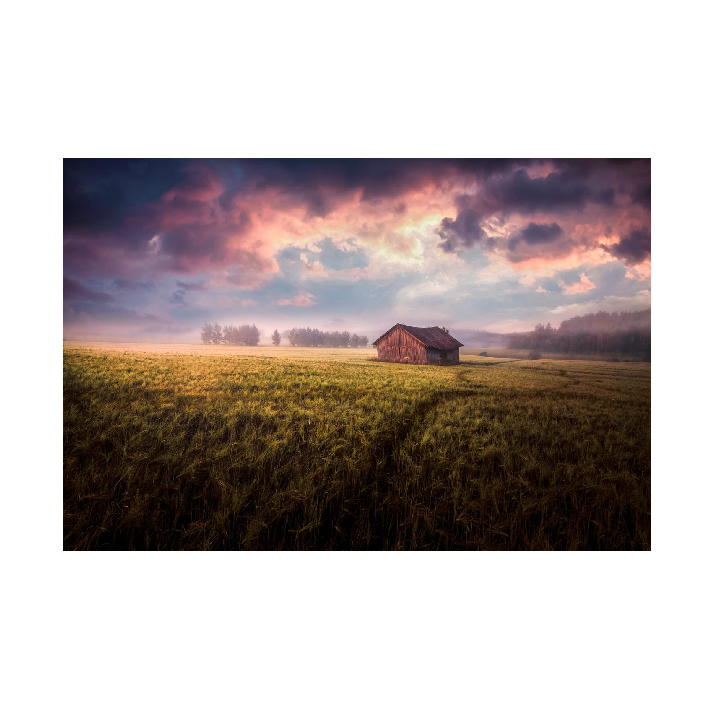 Trademark Fine Art 'The Sun It Fades In The Moonlight The Stars They Fade In The Daylight' Canvas Art by Mika Suutari