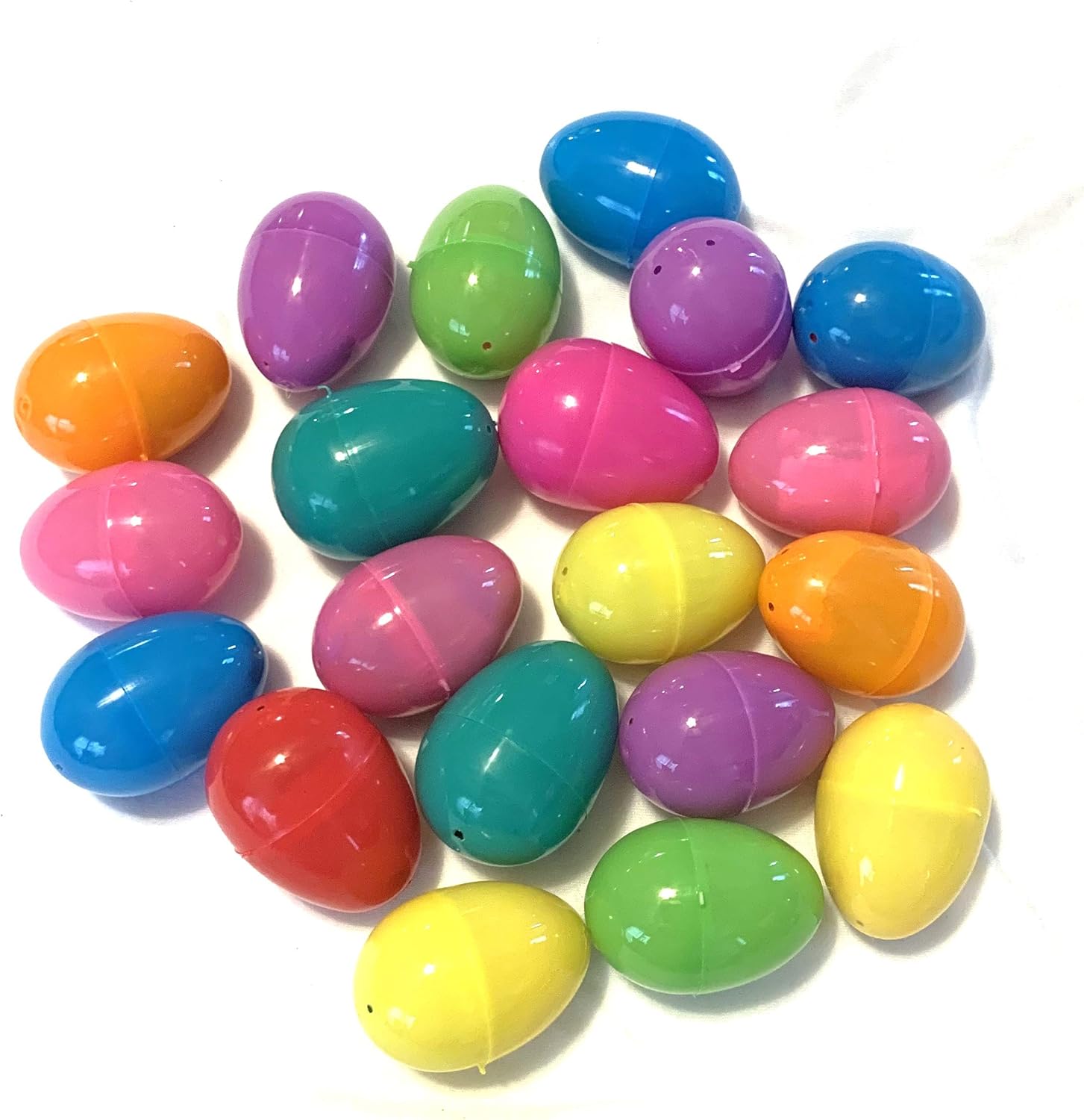 Plastic CANDY filled Easter EGGS Easter Basket Stuffer 48ct